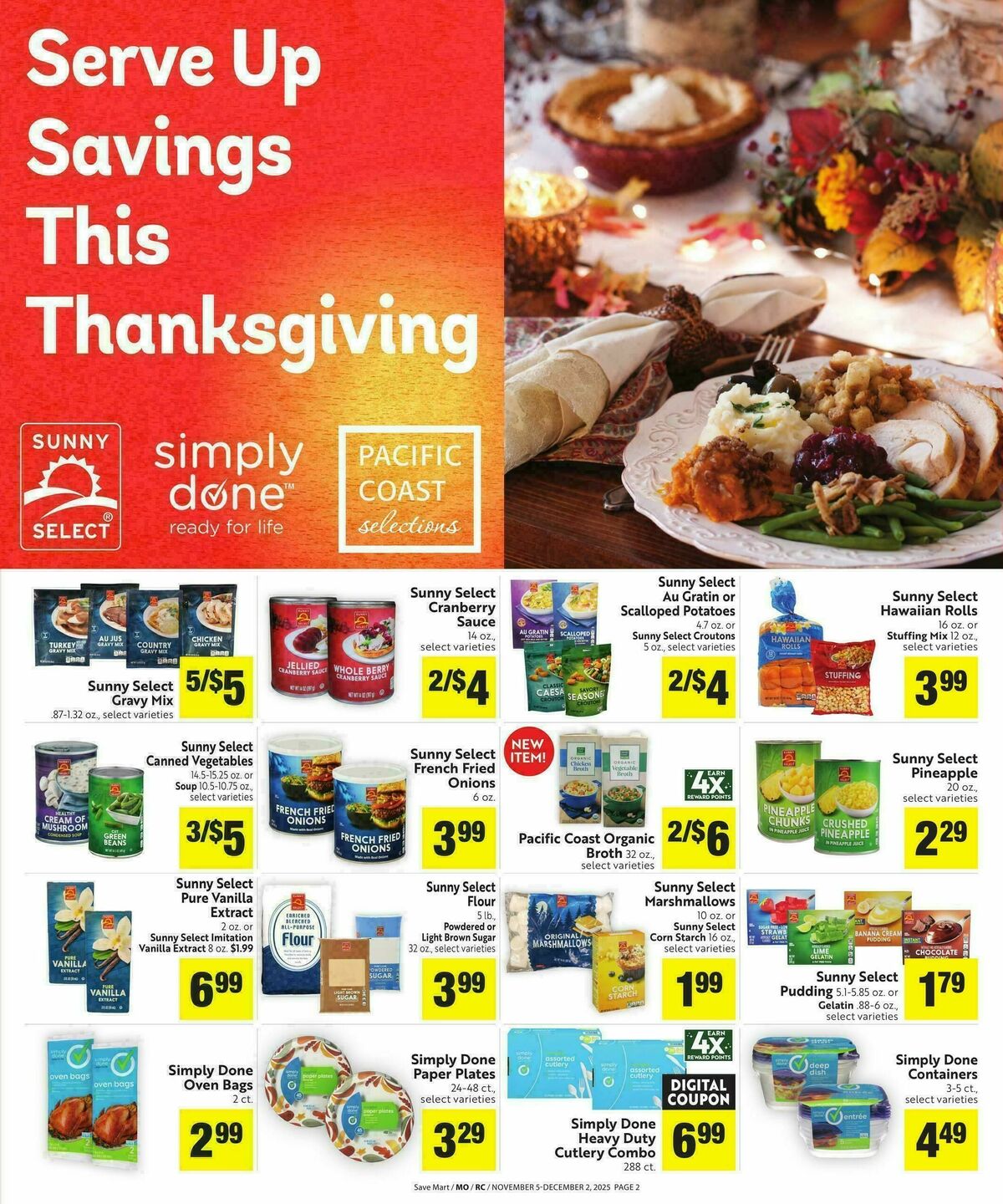 Save Mart Save Even More Weekly Ad from November 5