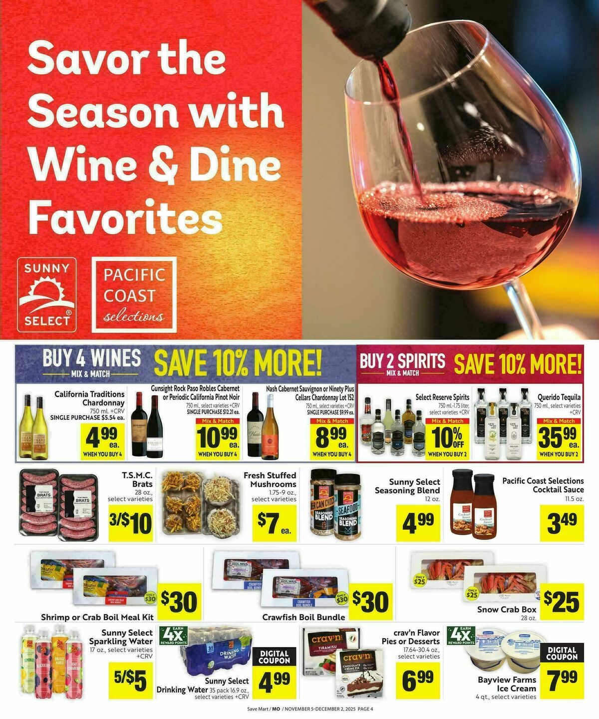 Save Mart Save Even More Weekly Ad from November 5