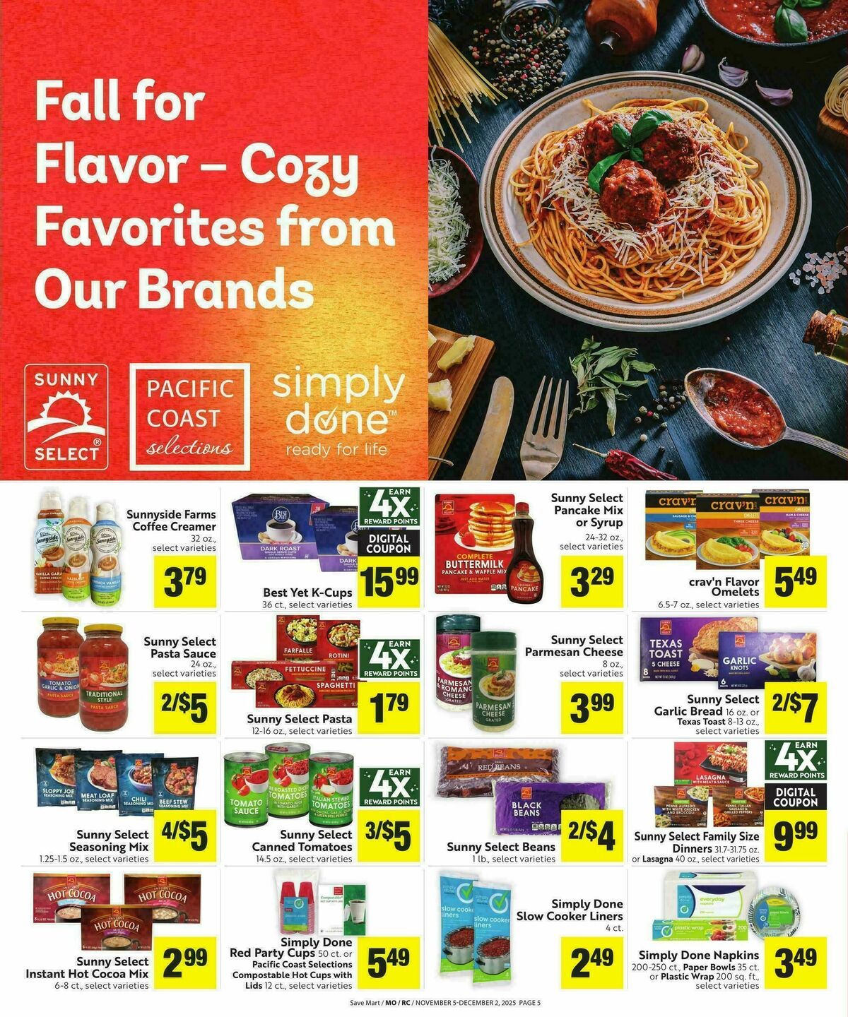 Save Mart Save Even More Weekly Ad from November 5