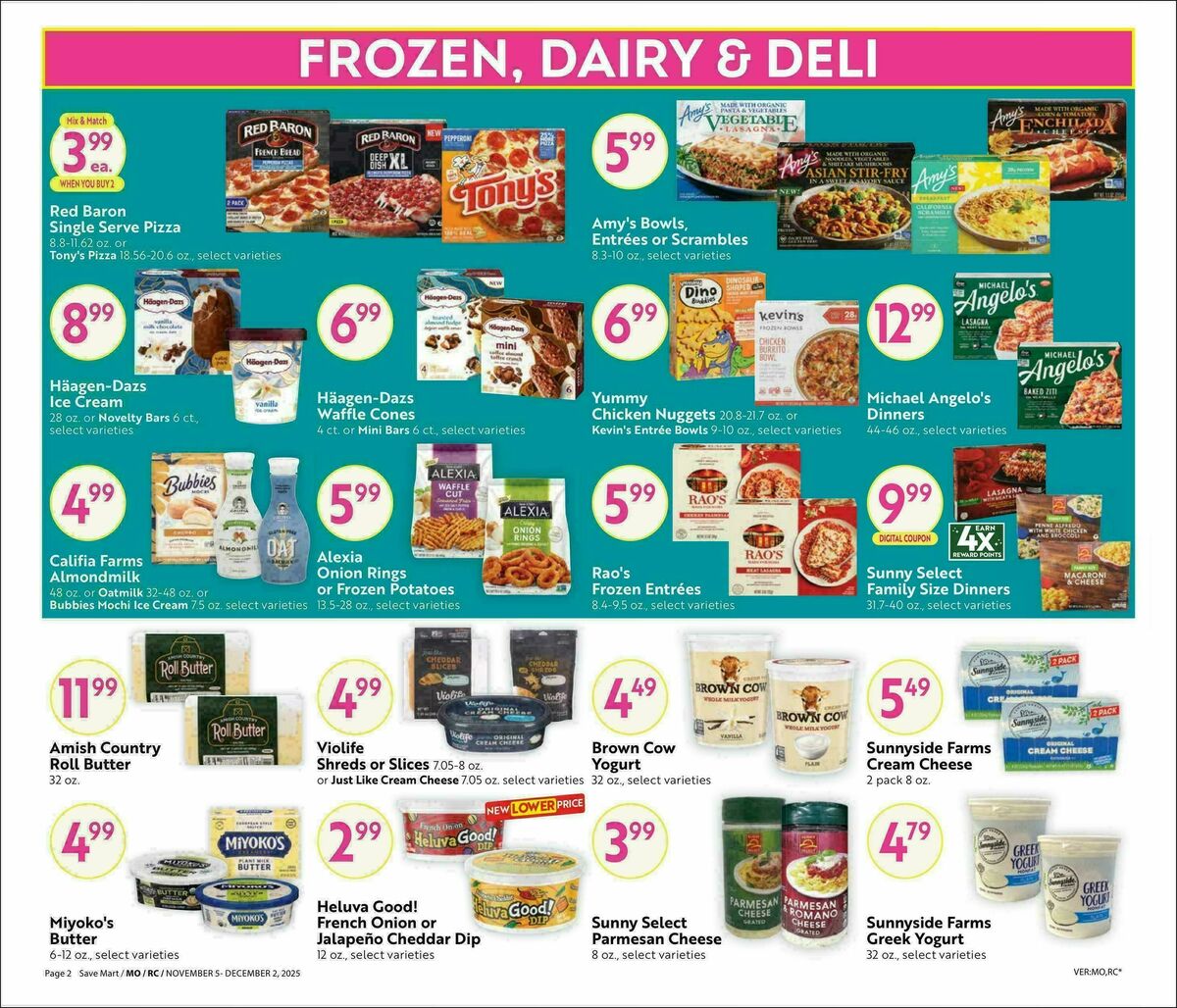 Save Mart Big Monthly Deals Weekly Ad from November 5