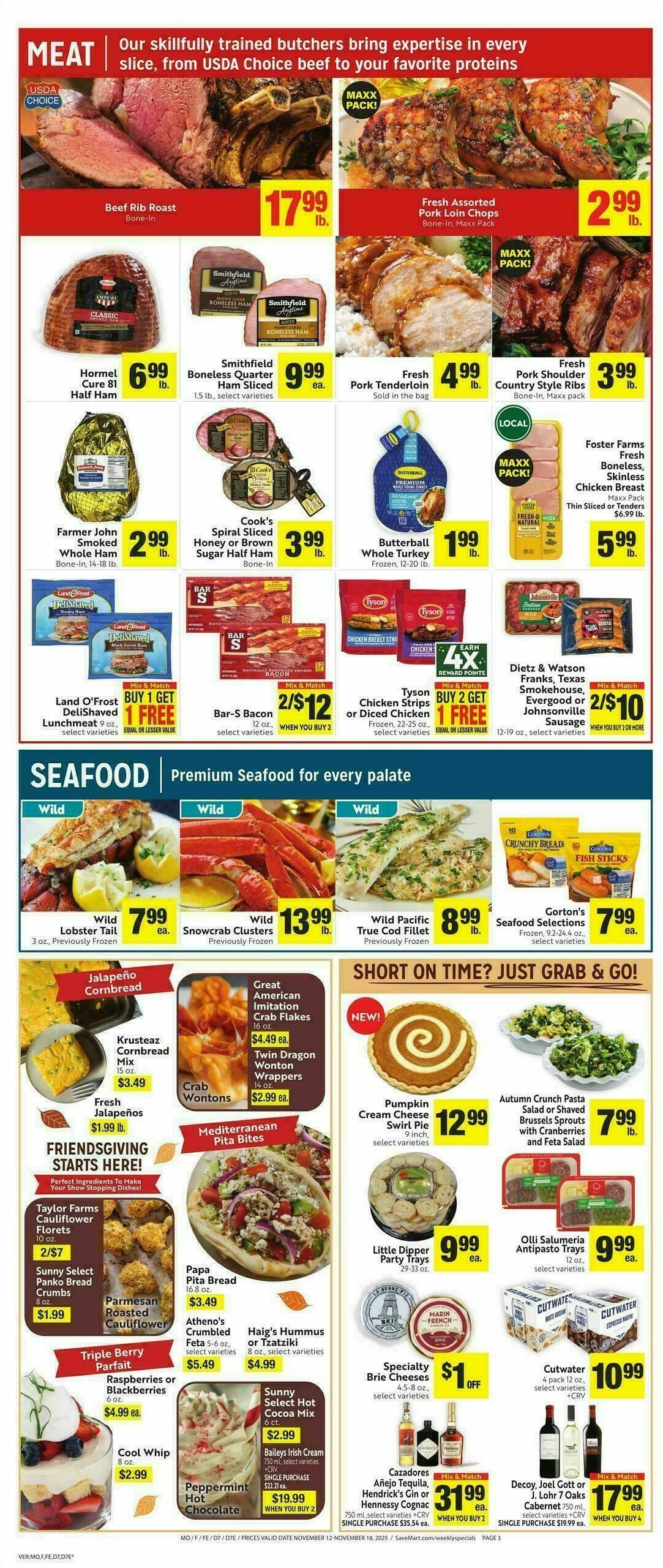 Save Mart Weekly Ad from November 12