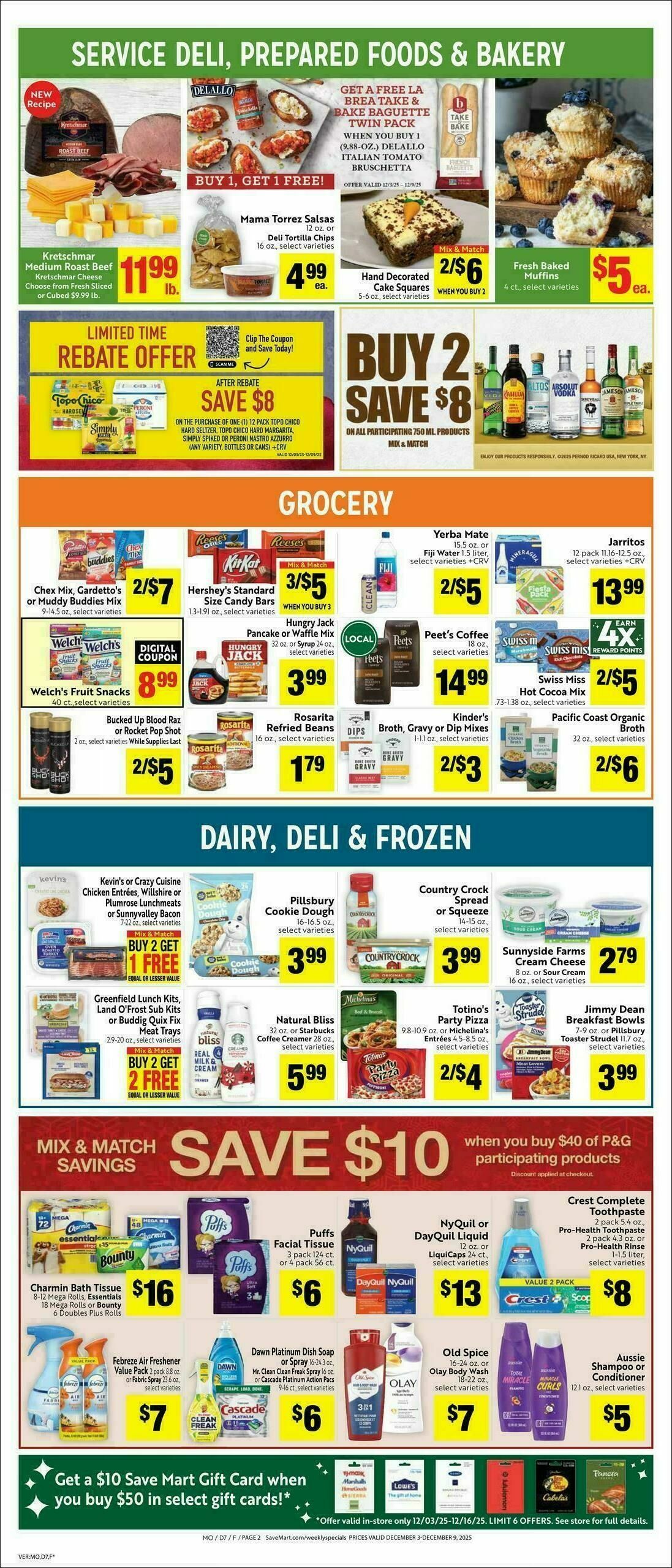 Save Mart Weekly Ad from December 3