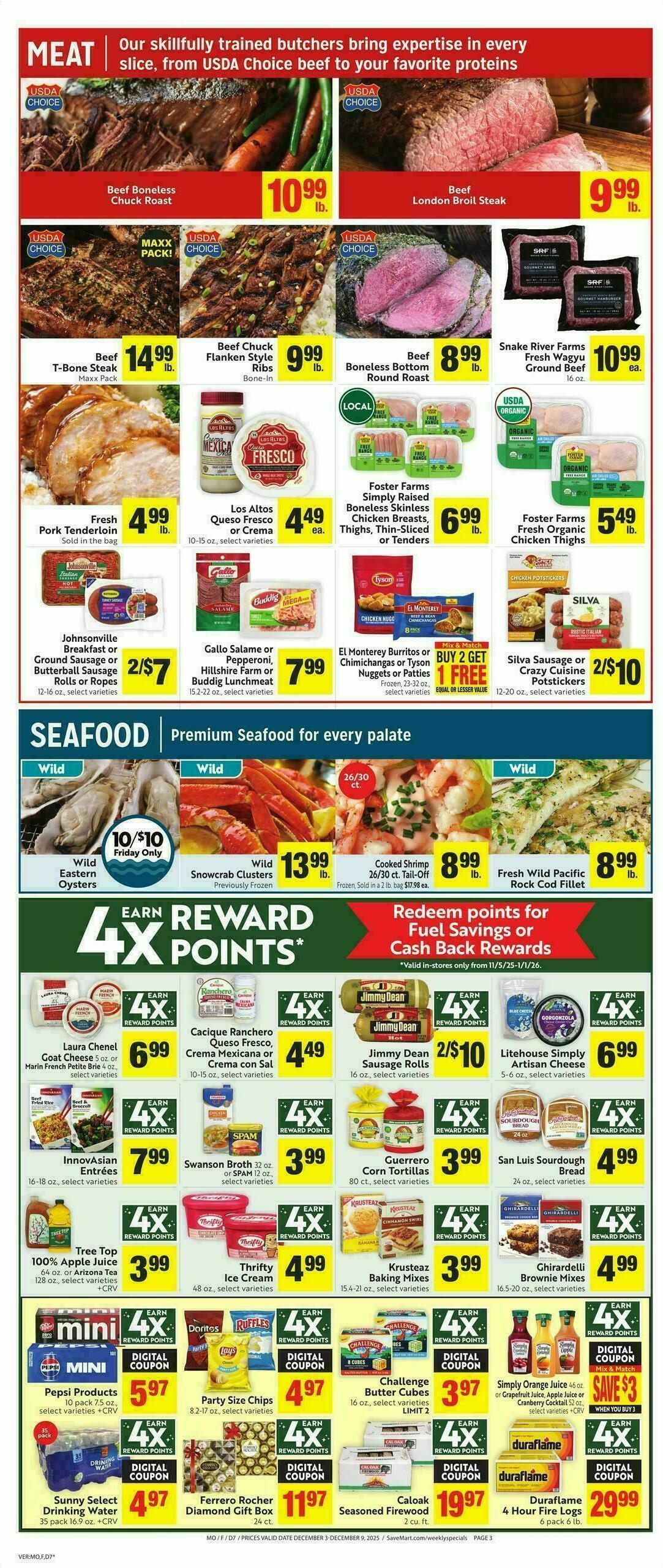 Save Mart Weekly Ad from December 3