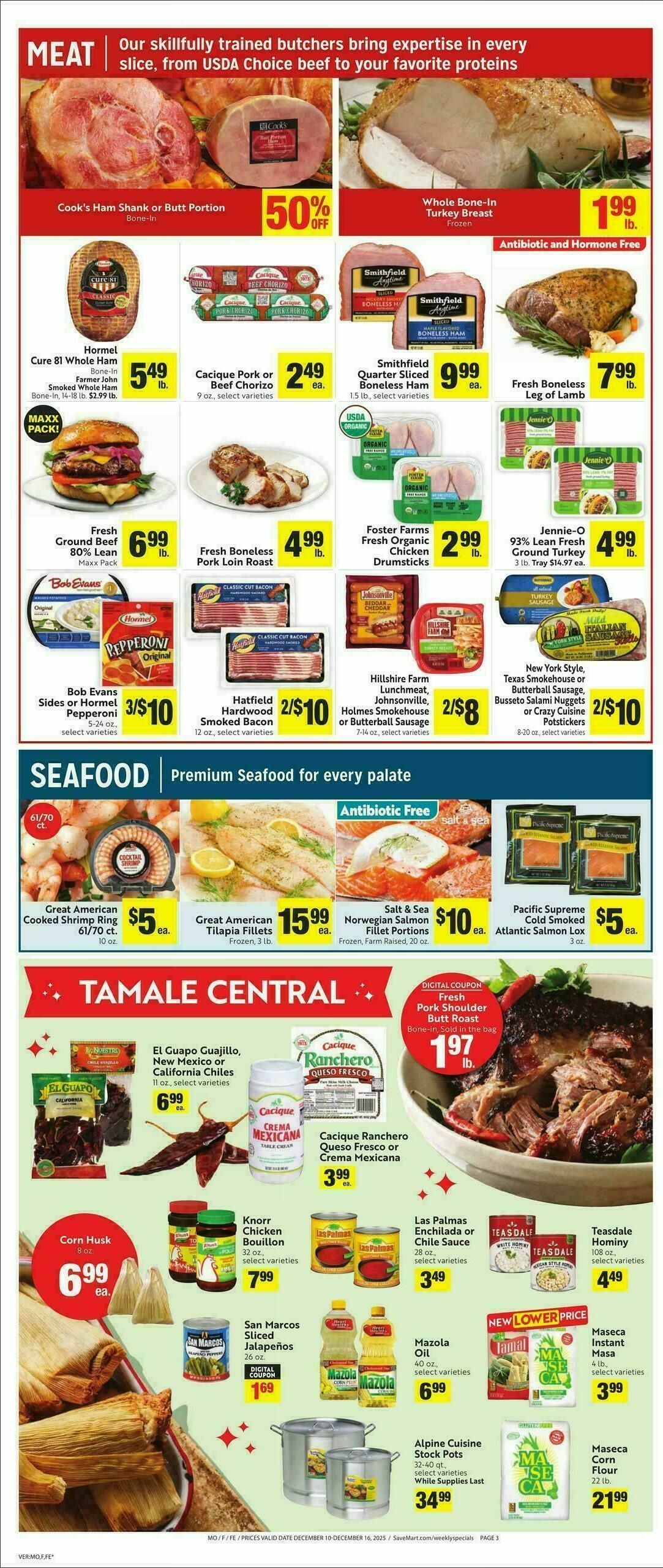Save Mart Weekly Ad from December 10