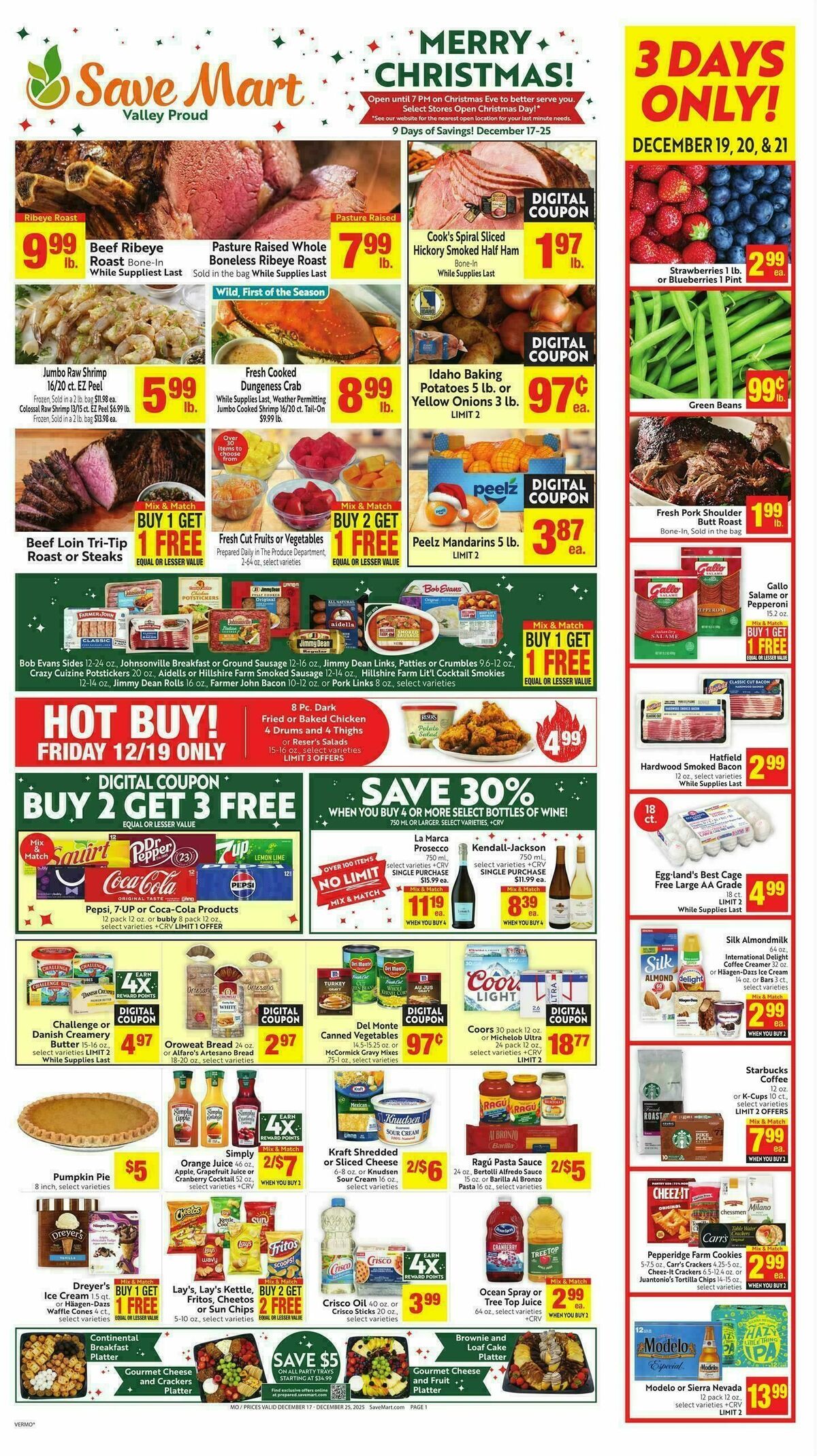 Save Mart Weekly Ad from December 17
