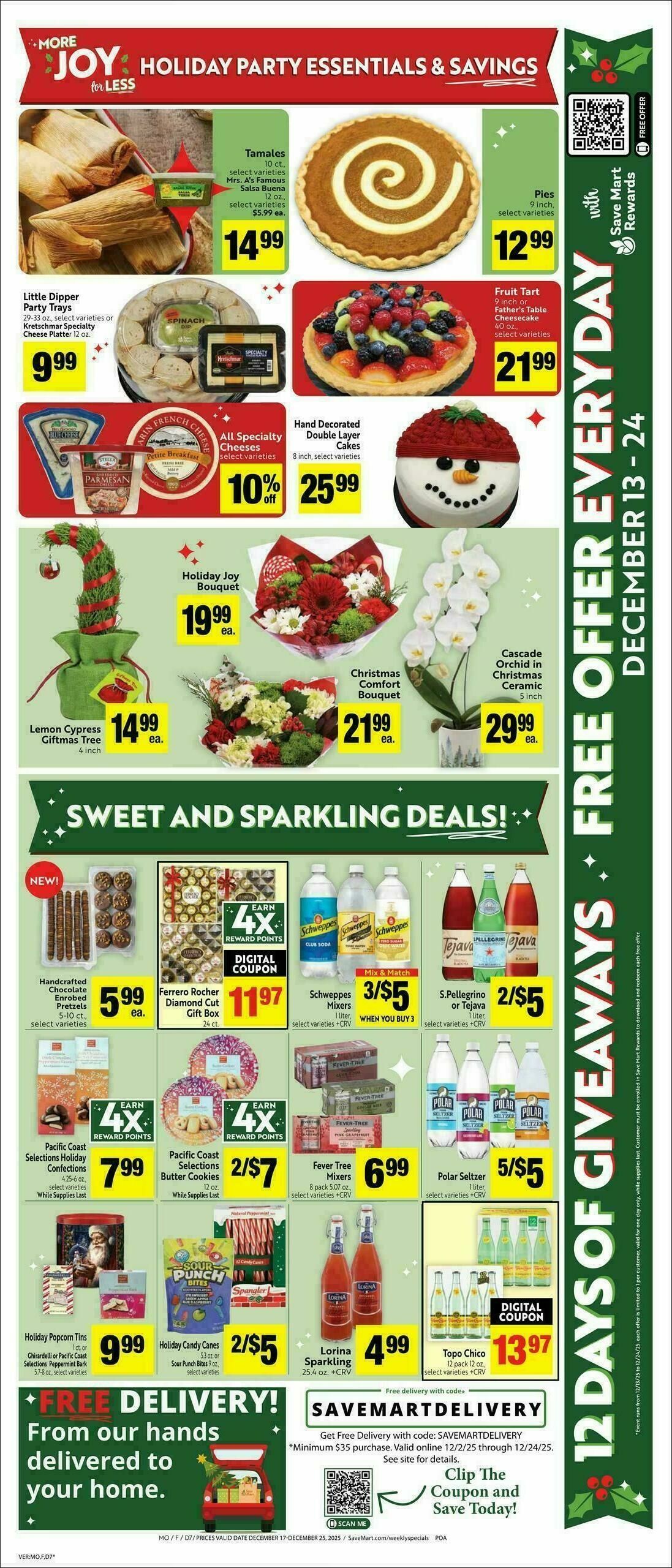 Save Mart Weekly Ad from December 17