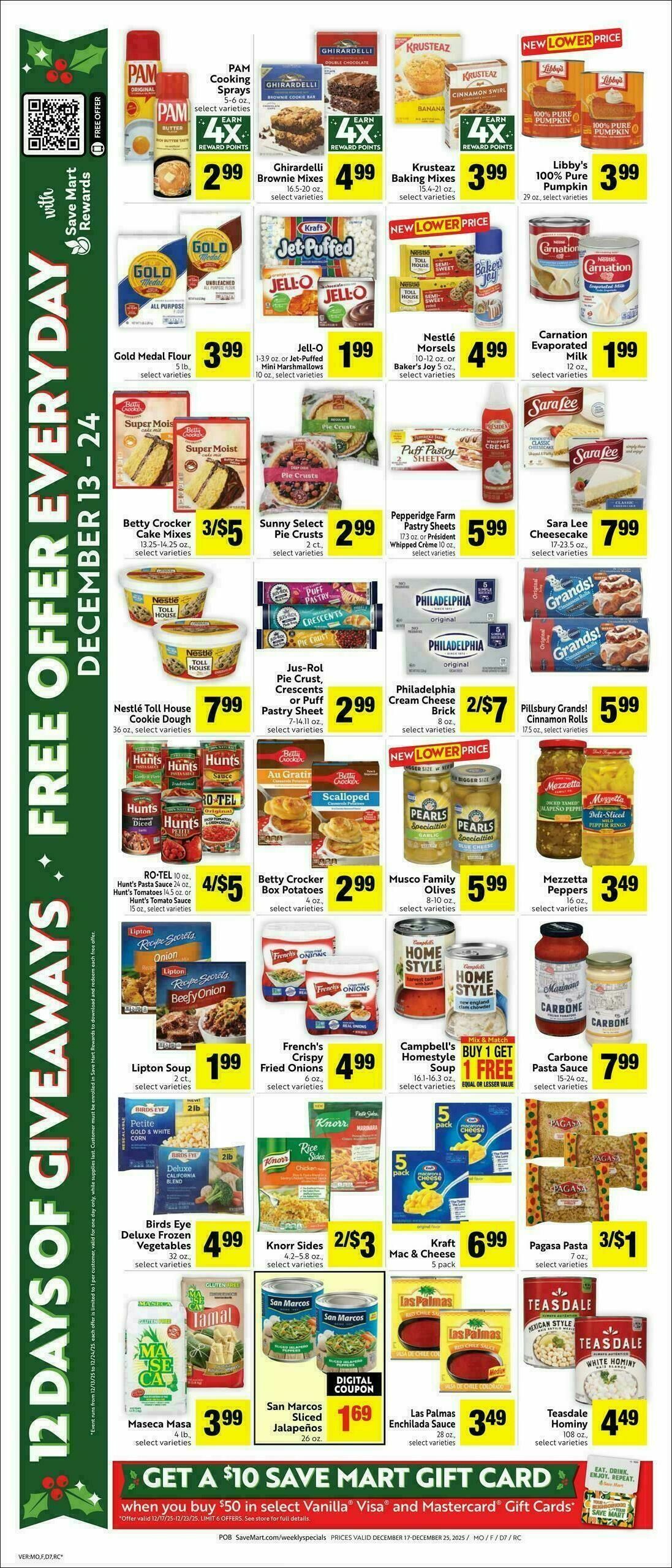 Save Mart Weekly Ad from December 17