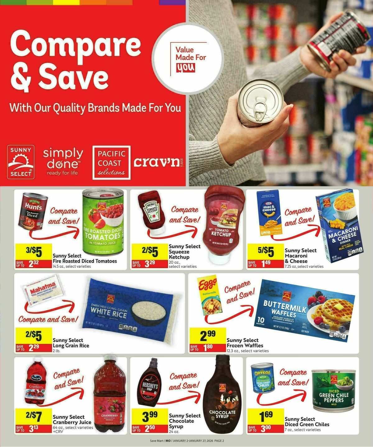 Save Mart Save Even More Weekly Ad from January 2