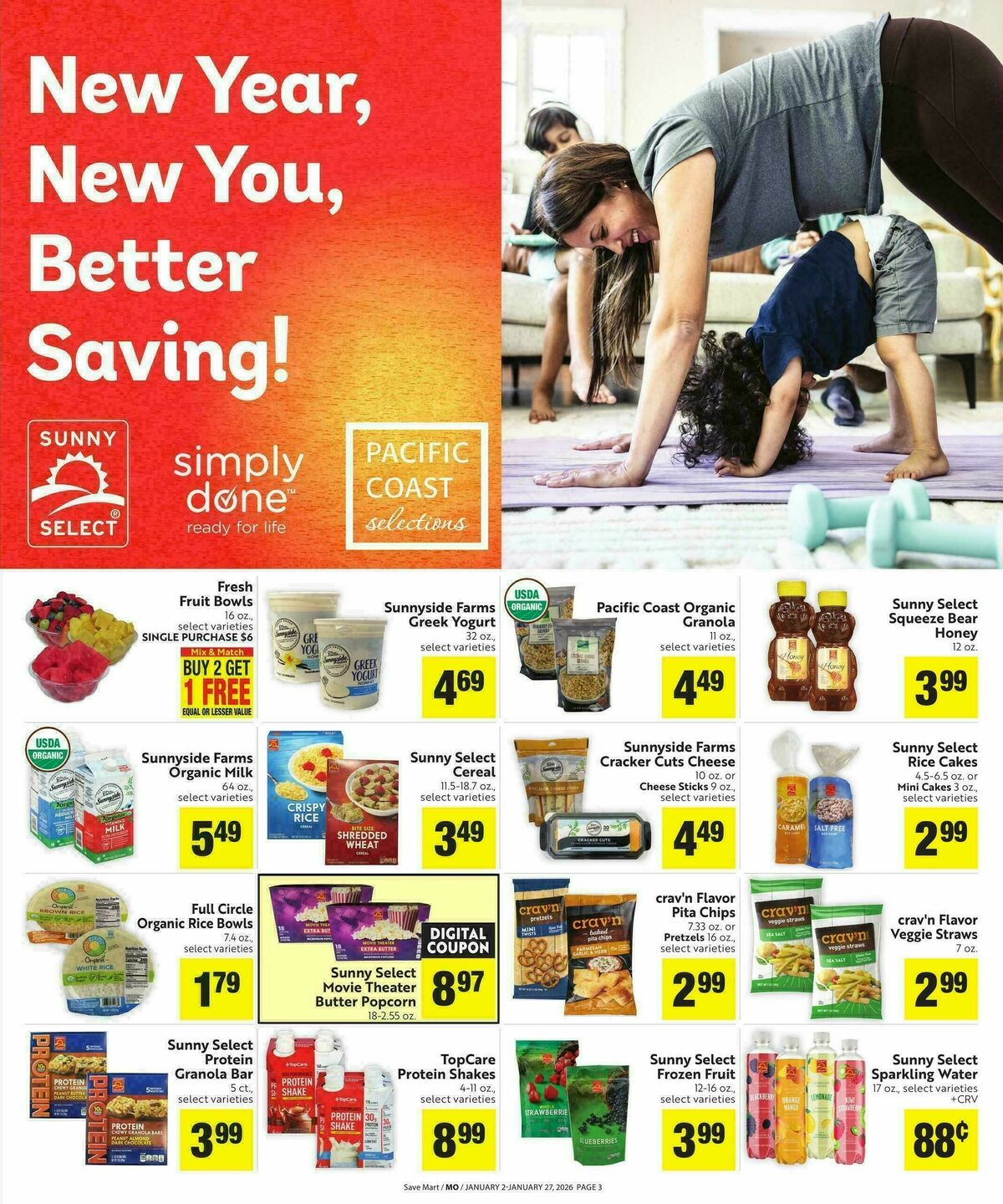 Save Mart Save Even More Weekly Ad from January 2