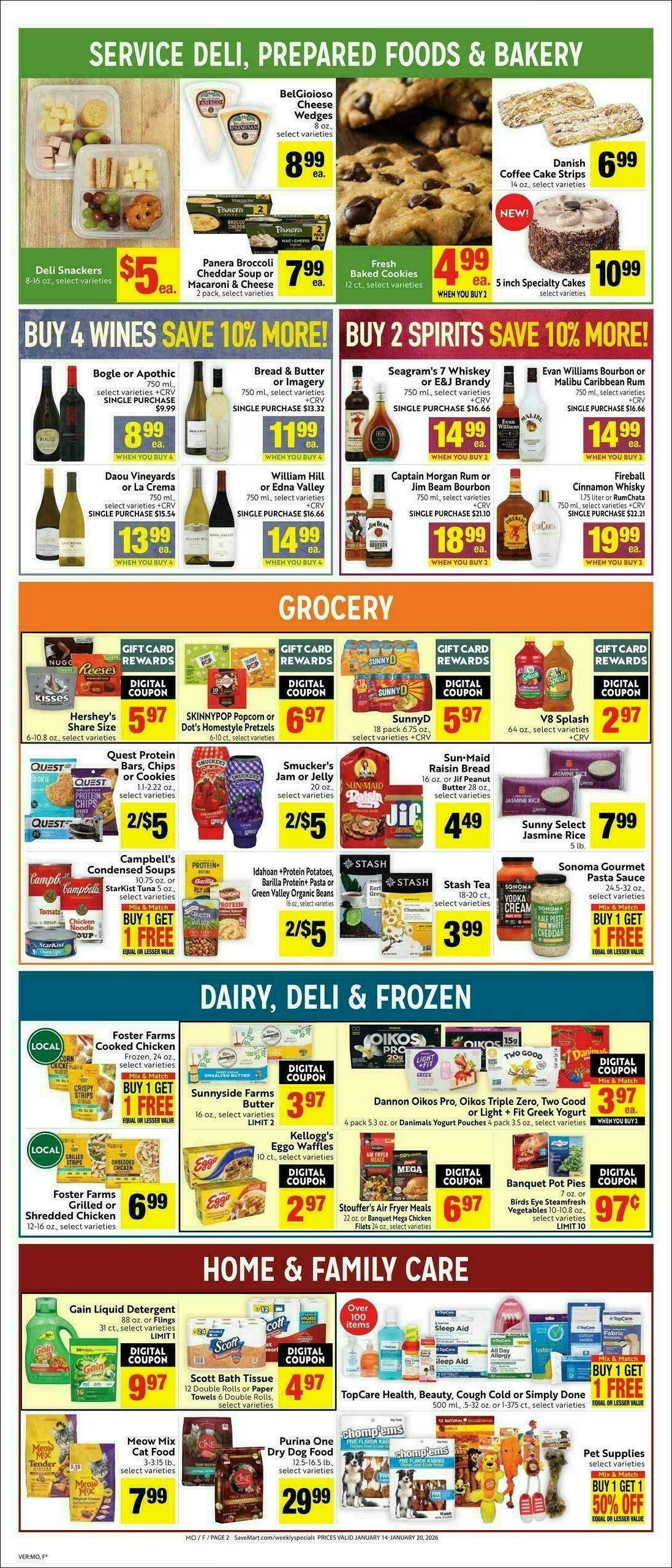 Save Mart Weekly Ad from January 14