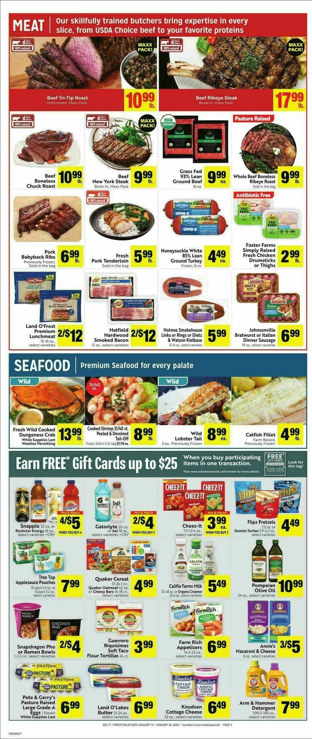 Save Mart Weekly Ad from January 14
