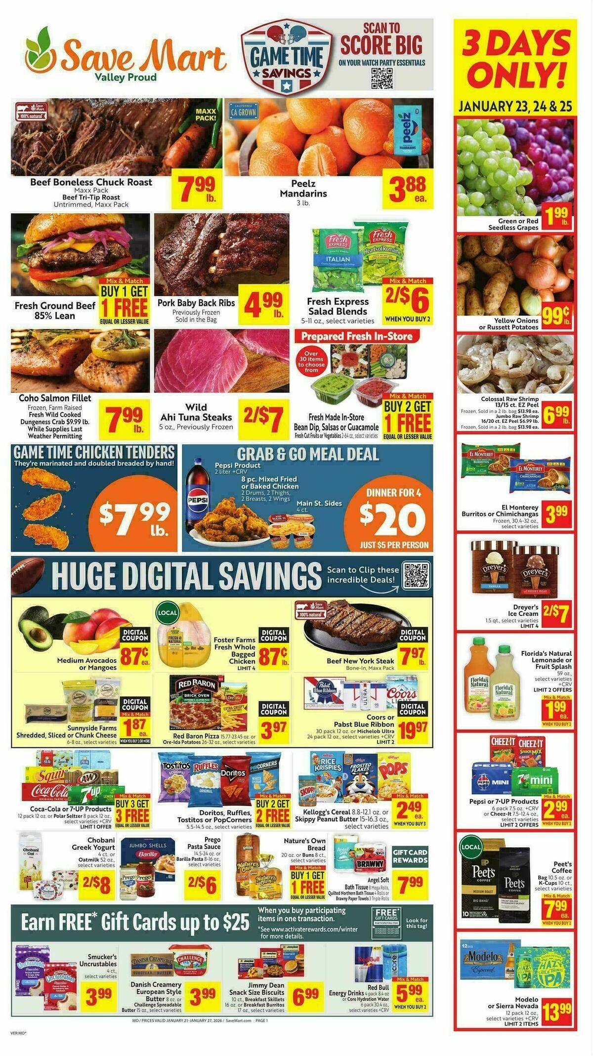 Save Mart Weekly Ad from January 21