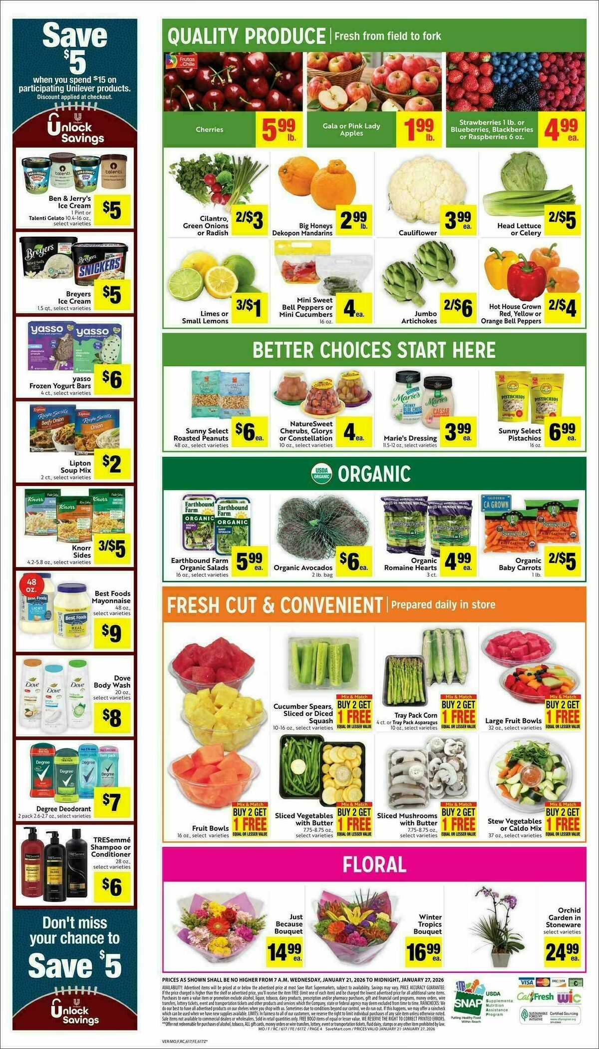 Save Mart Weekly Ad from January 21