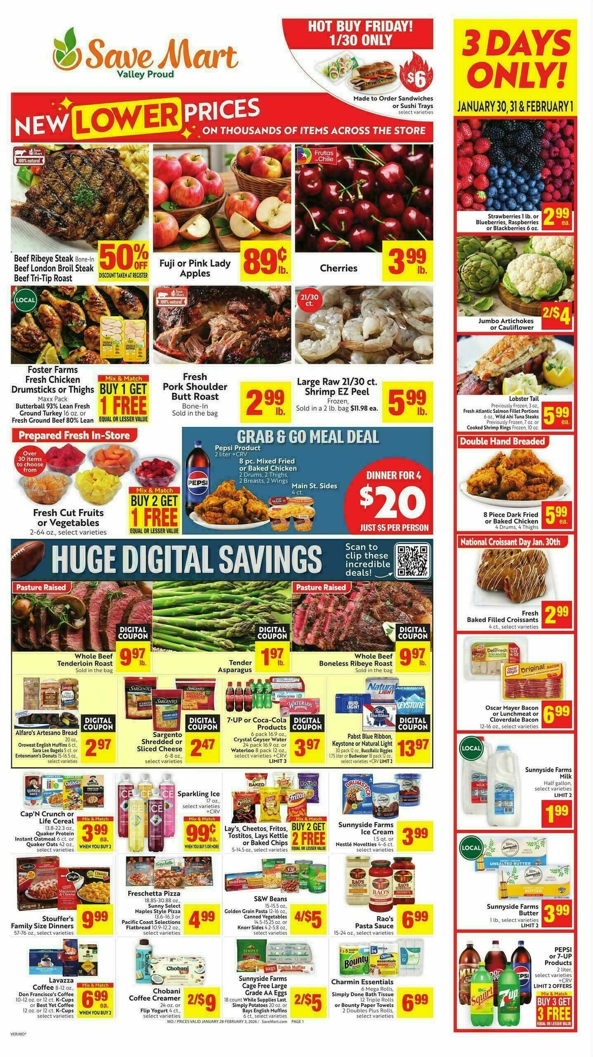 Save Mart Weekly Ad from January 28