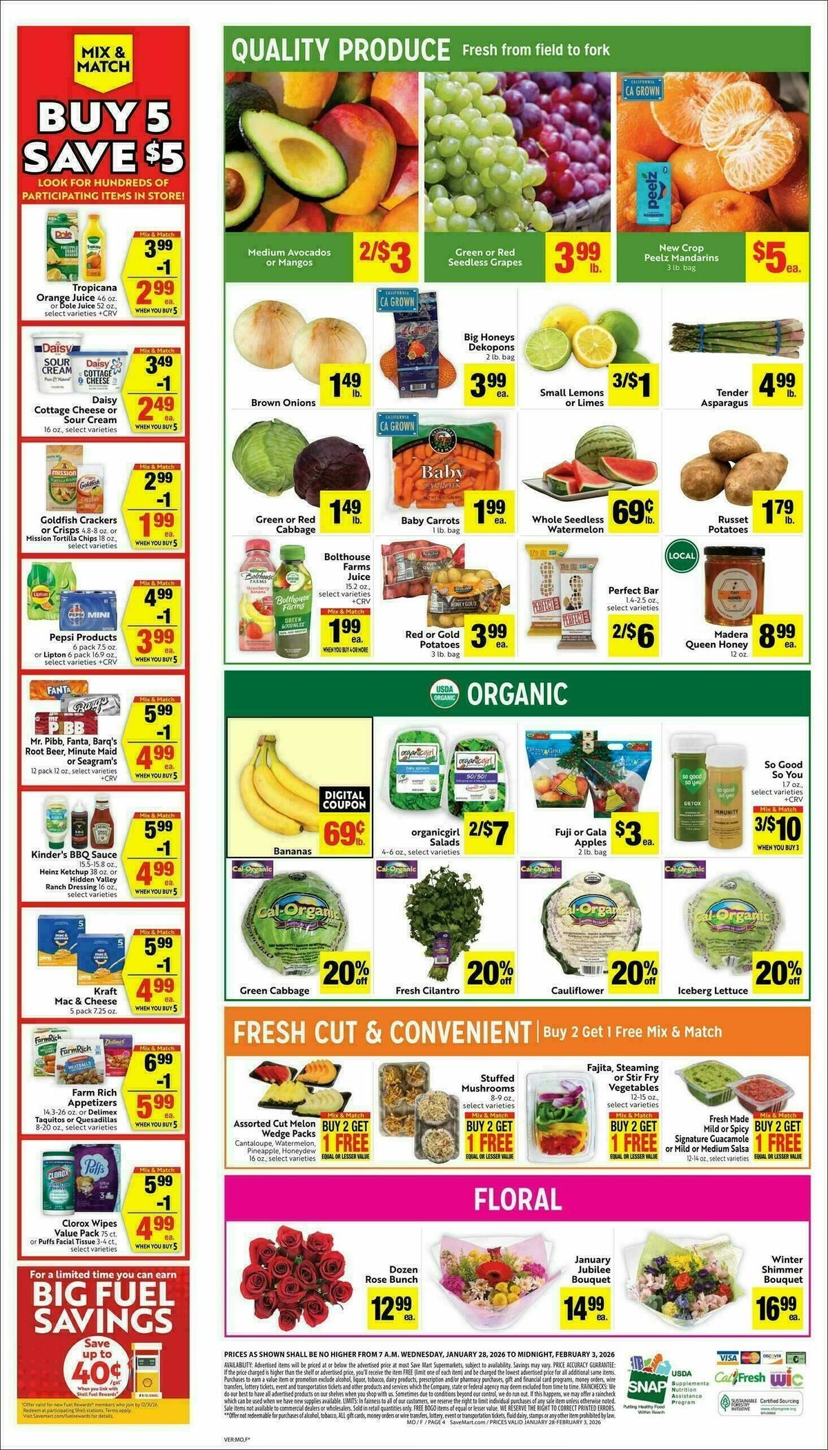 Save Mart Weekly Ad from January 28