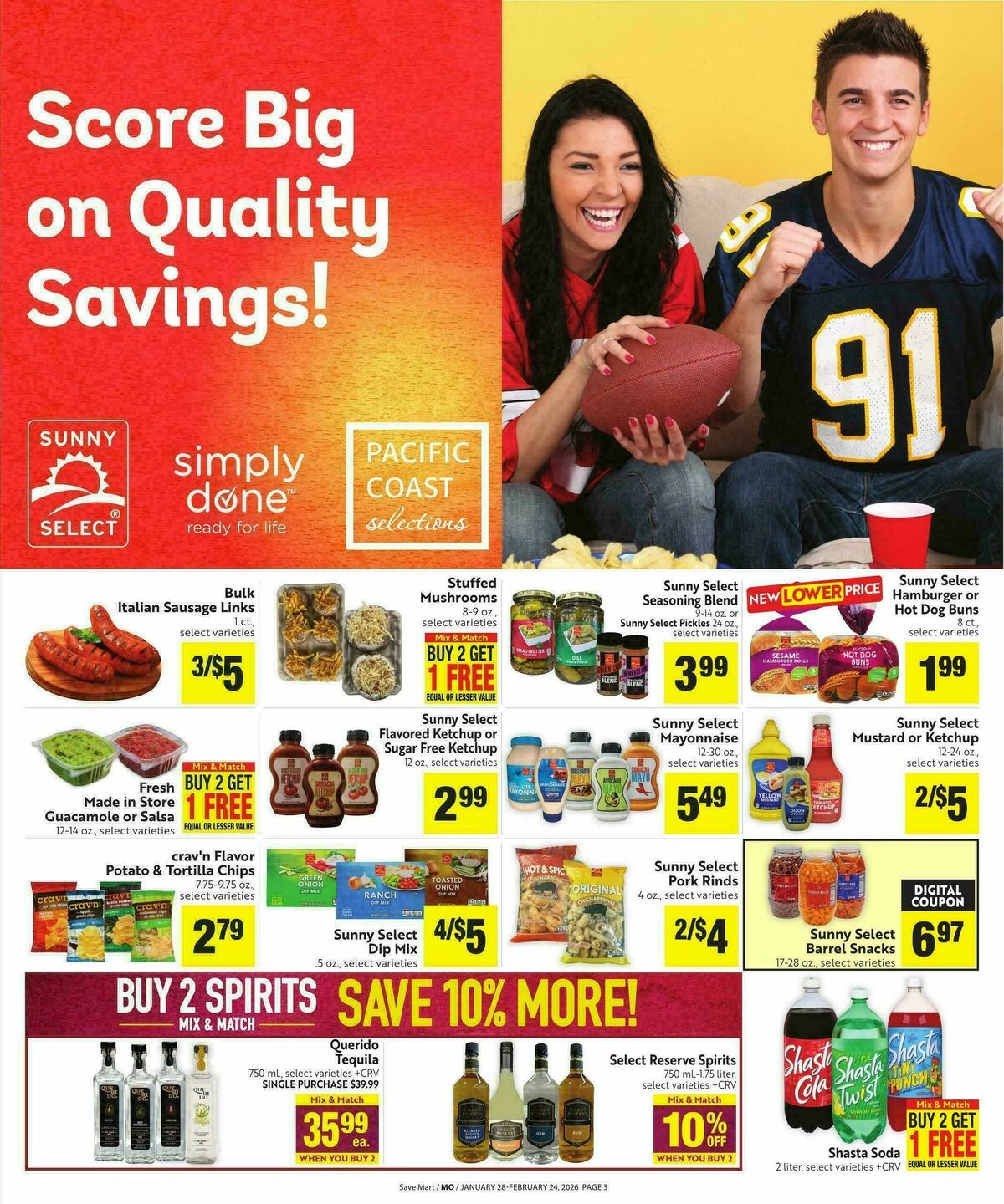 Save Mart Save Even More Weekly Ad from January 28