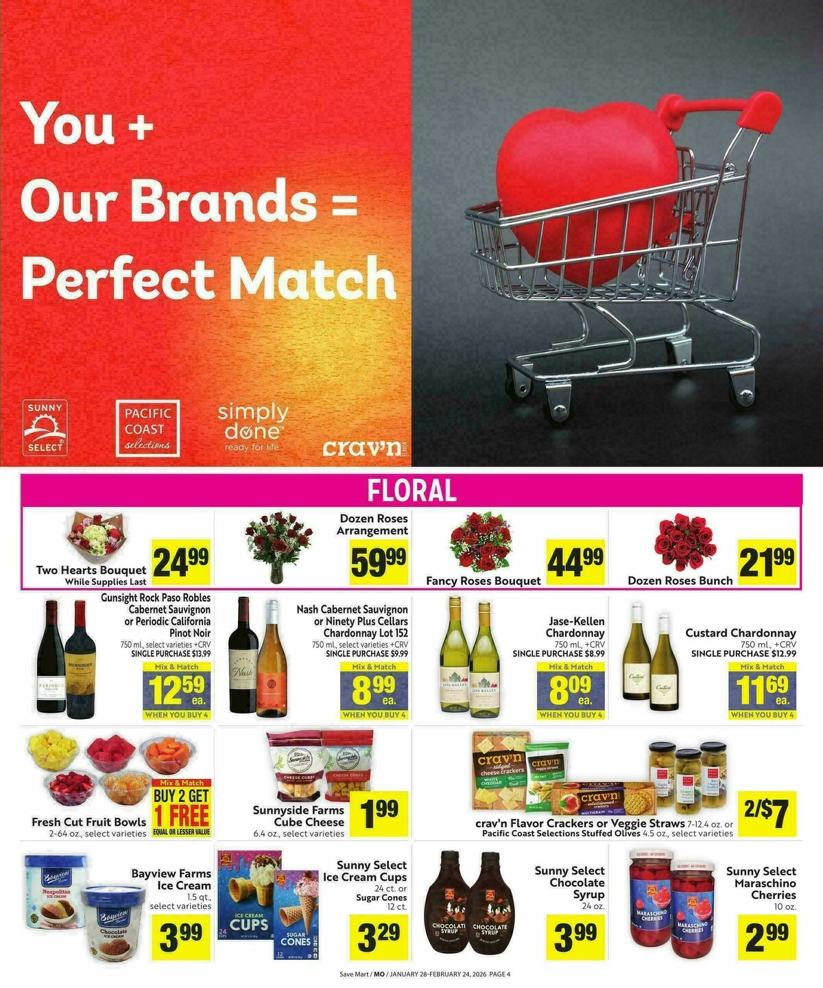 Save Mart Save Even More Weekly Ad from January 28