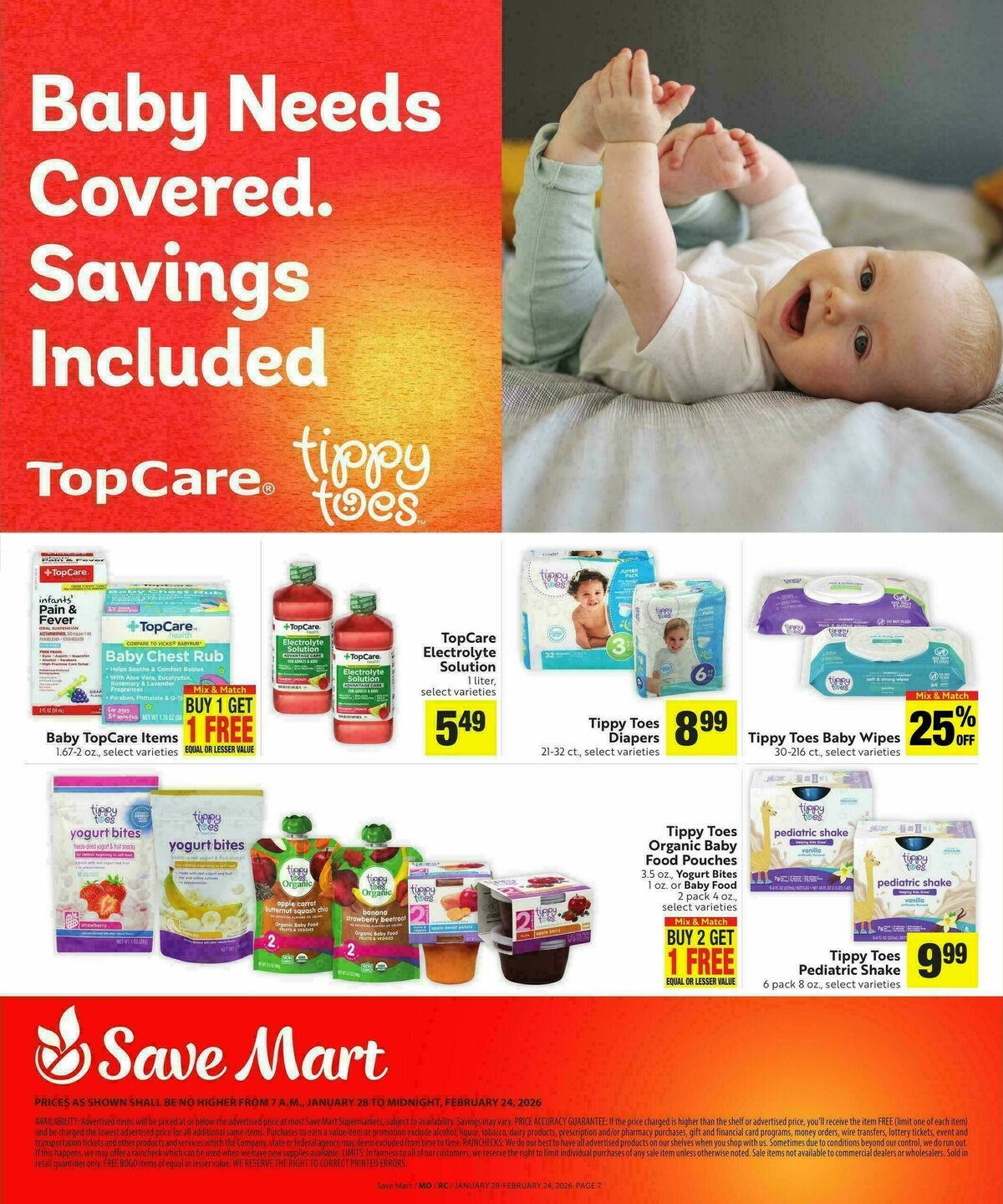 Save Mart Save Even More Weekly Ad from January 28