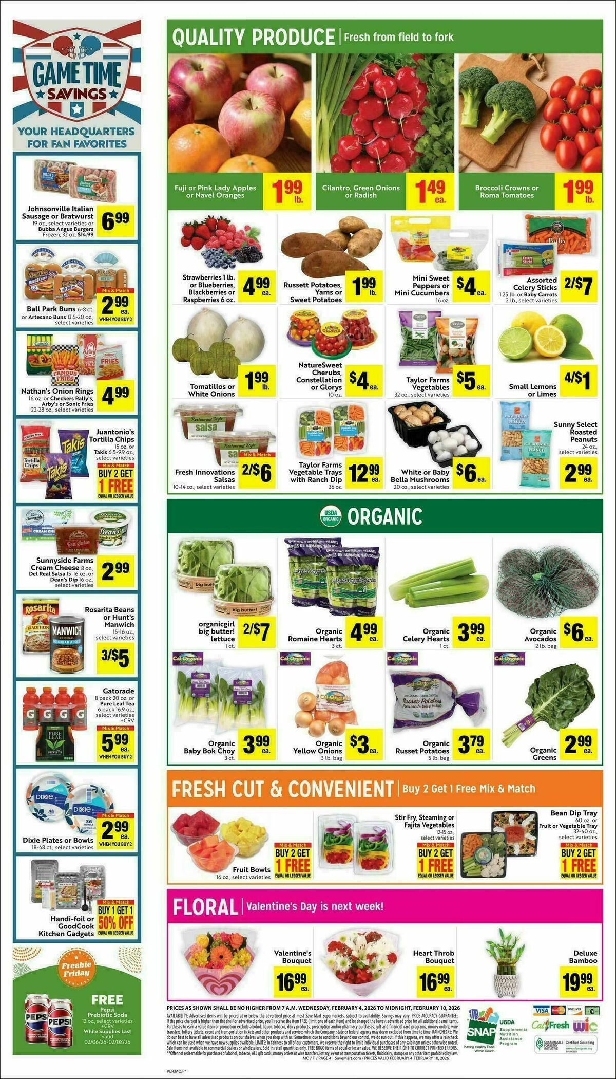 Save Mart Weekly Ad from February 4