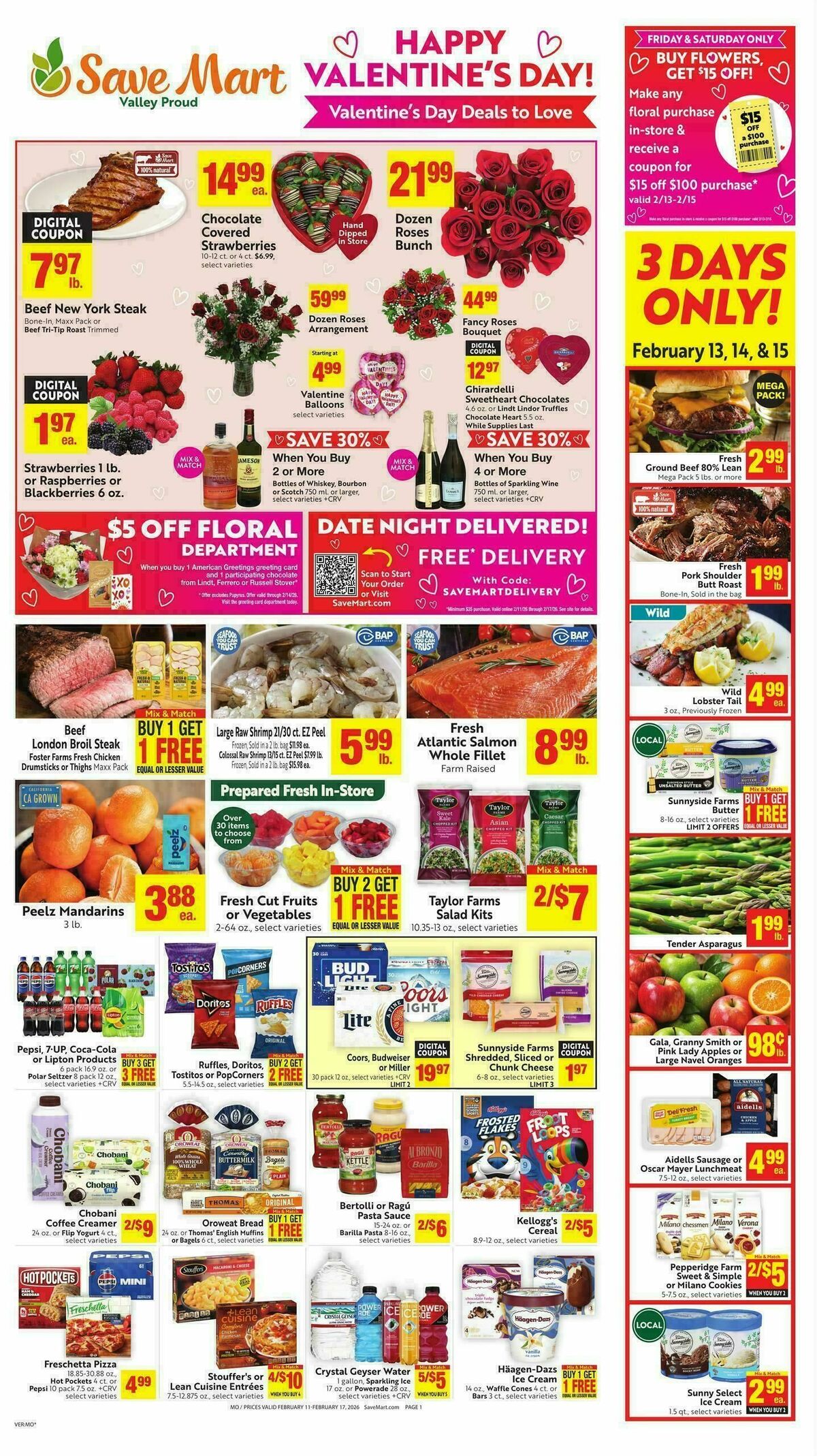 Save Mart Weekly Ad from February 11
