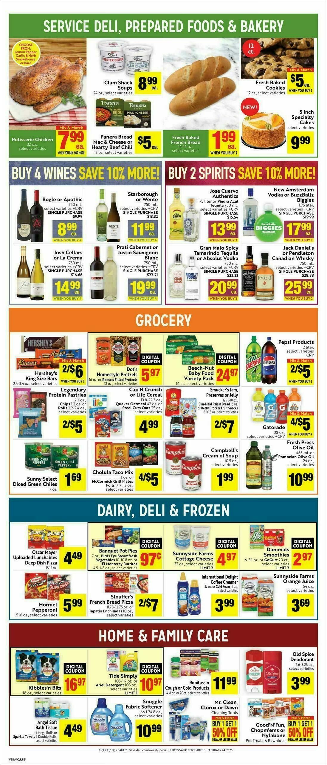 Save Mart Weekly Ad from February 18
