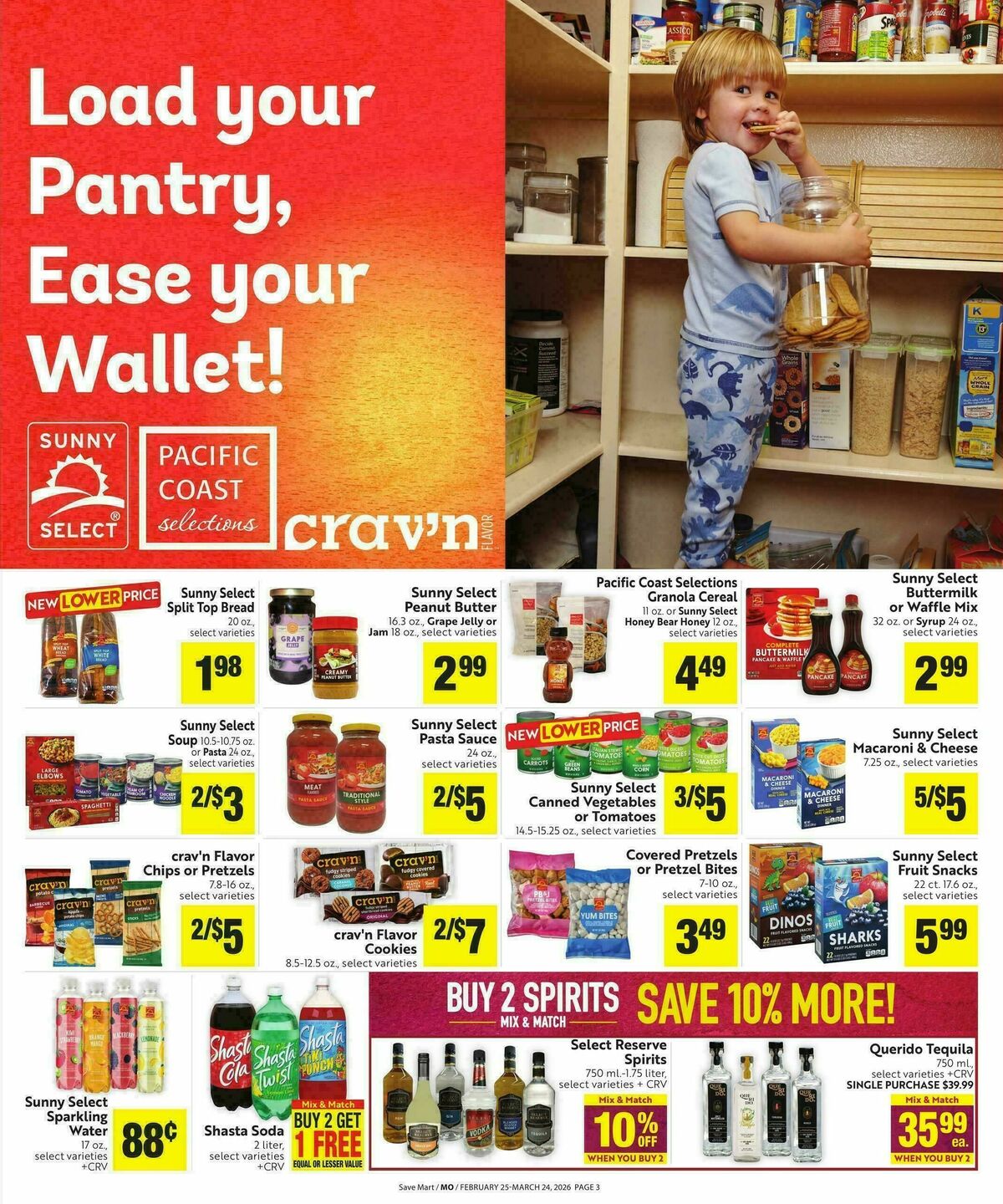 Save Mart Save Even More Weekly Ad from February 25