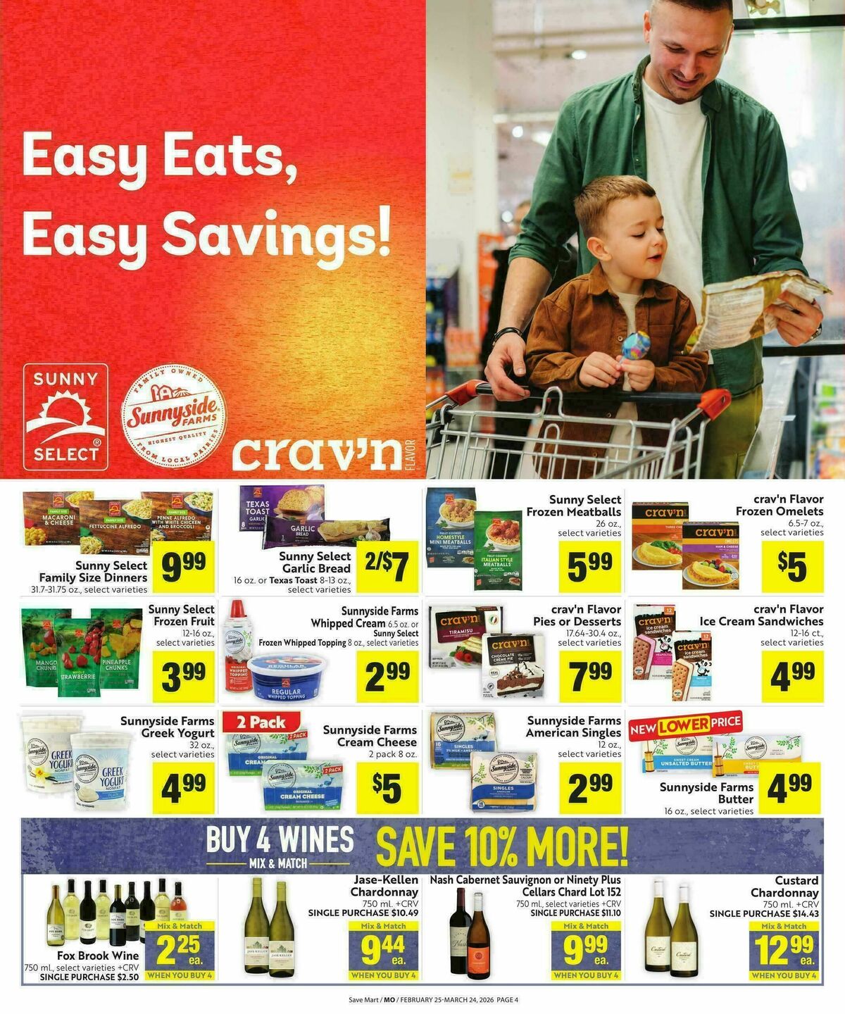 Save Mart Save Even More Weekly Ad from February 25