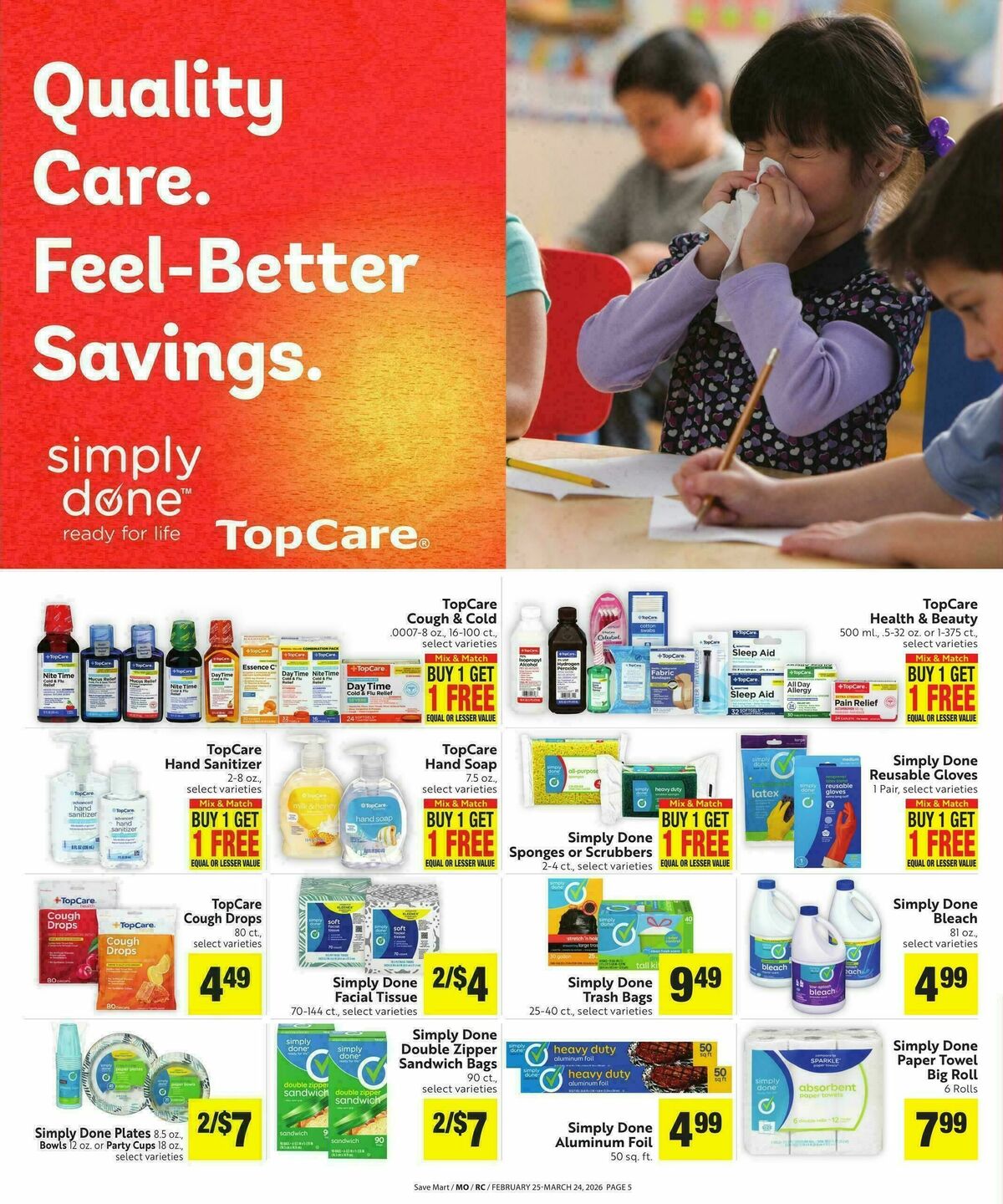 Save Mart Save Even More Weekly Ad from February 25
