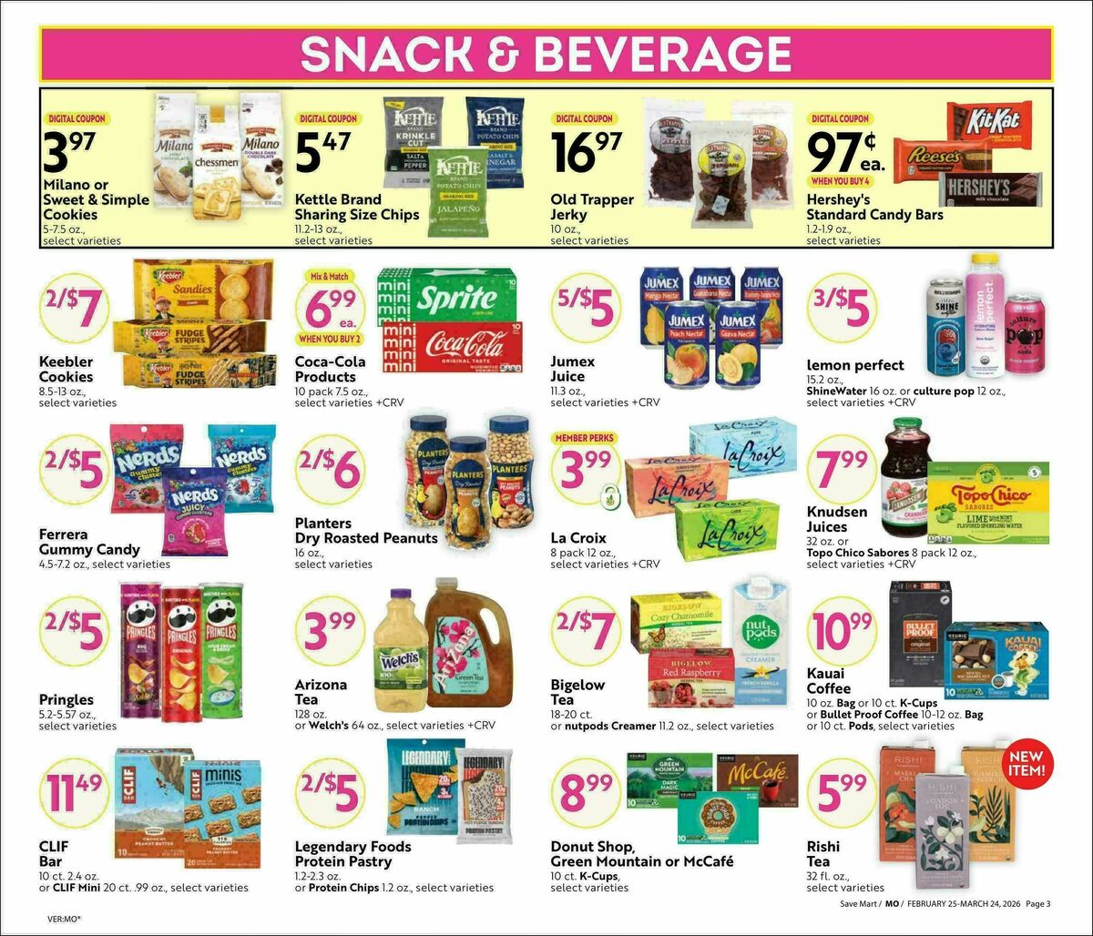 Save Mart Big Monthly Deals Weekly Ad from February 25