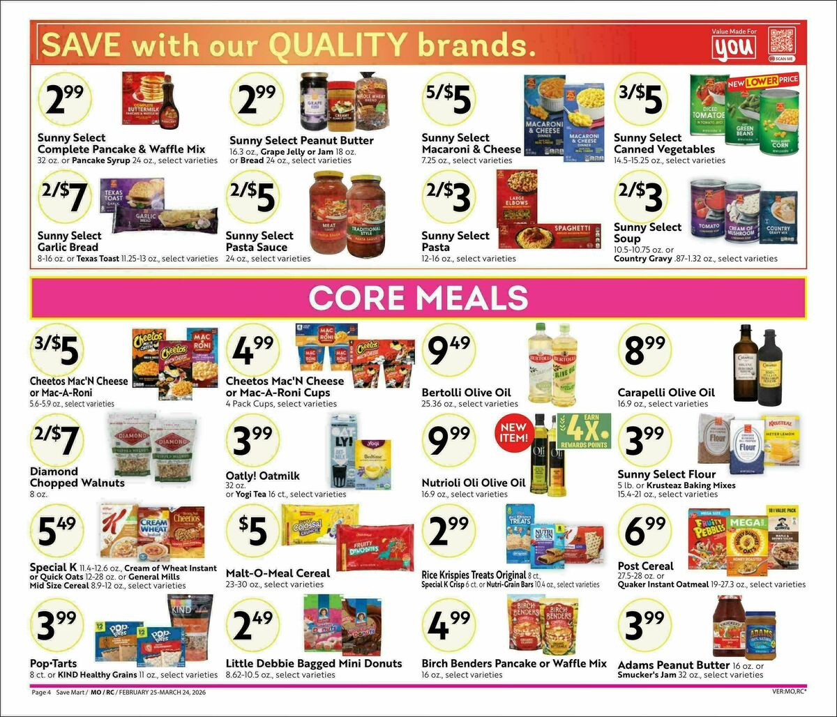 Save Mart Big Monthly Deals Weekly Ad from February 25
