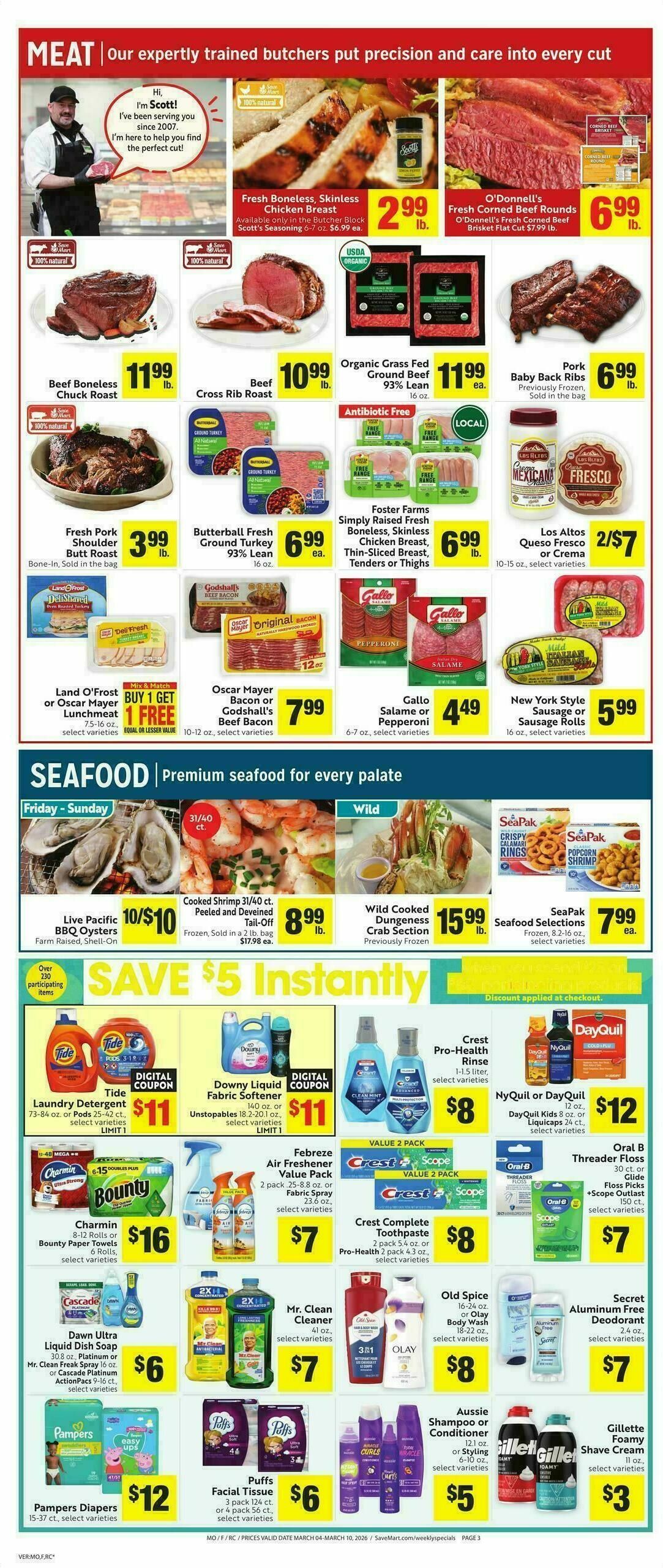 Save Mart Weekly Ad from March 4