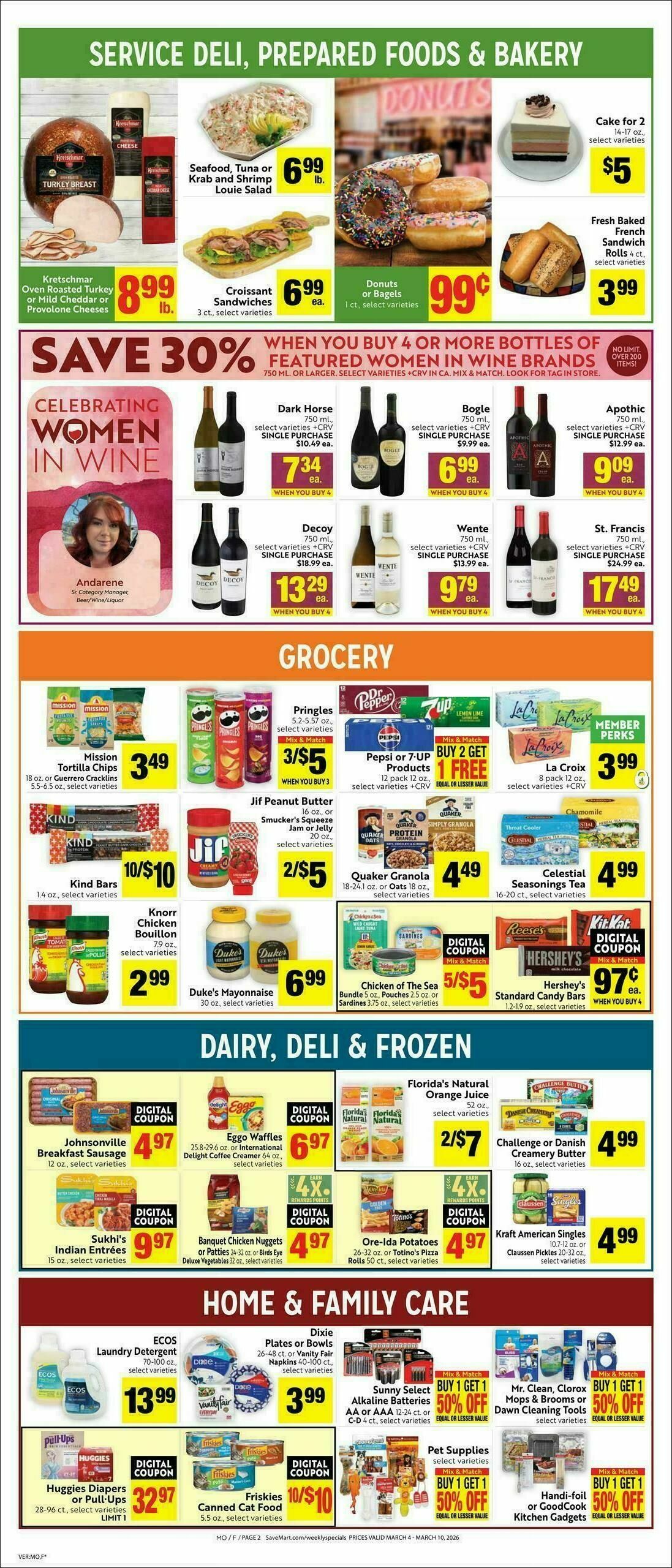 Save Mart Weekly Ad from March 4