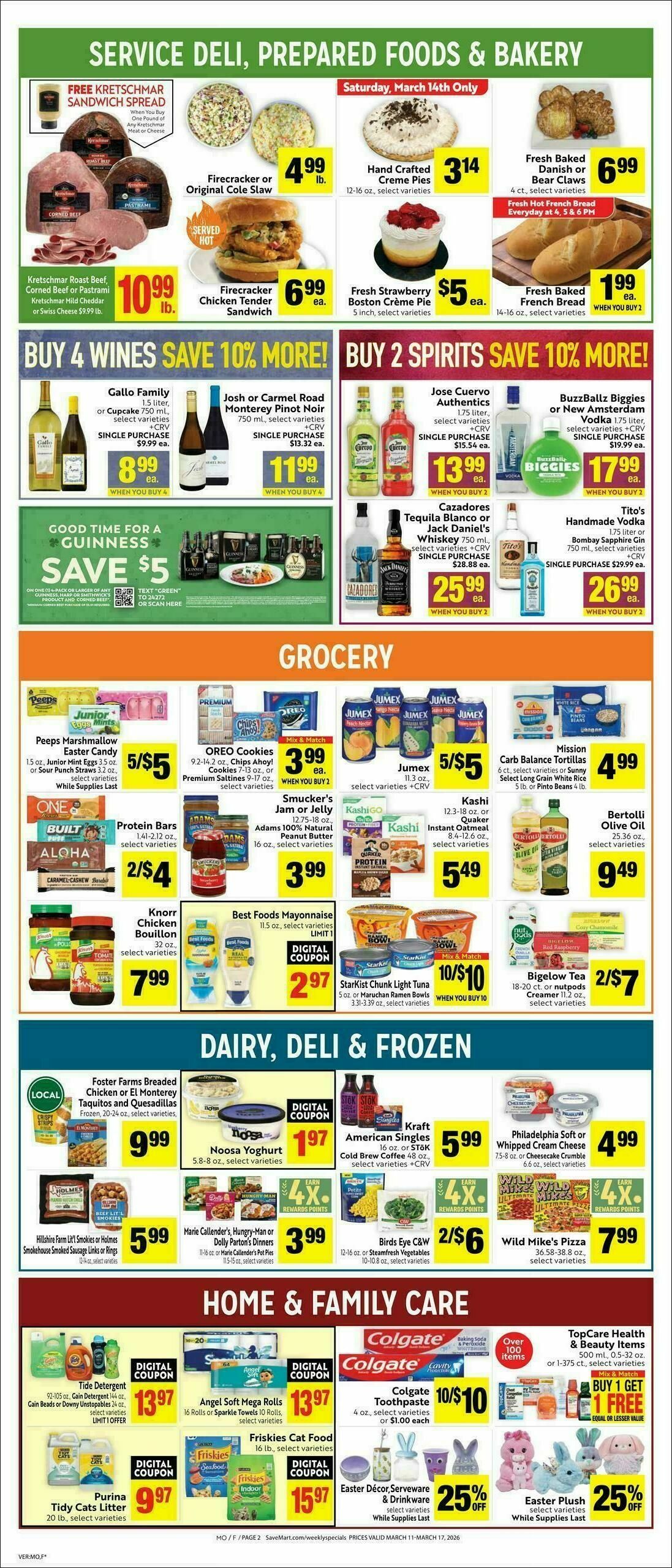 Save Mart Weekly Ad from March 11