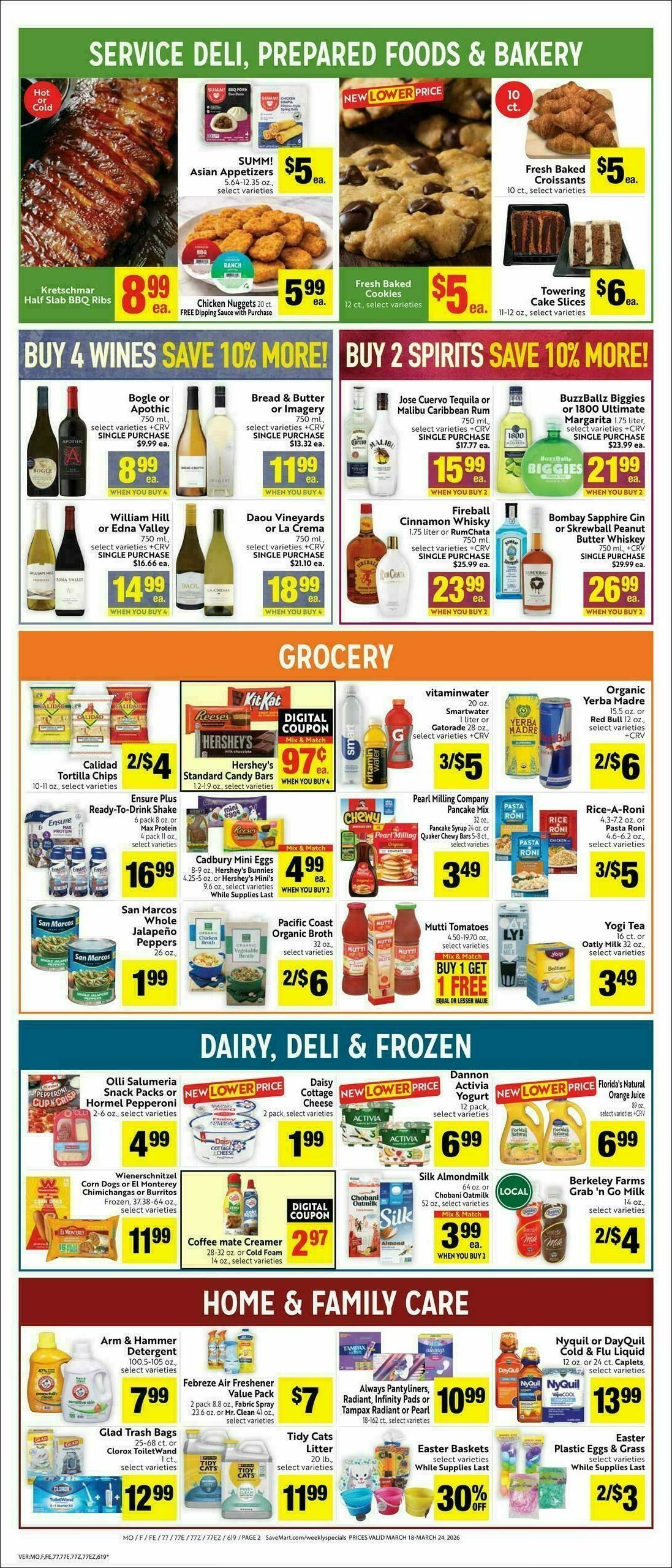 Save Mart Weekly Ad from March 18
