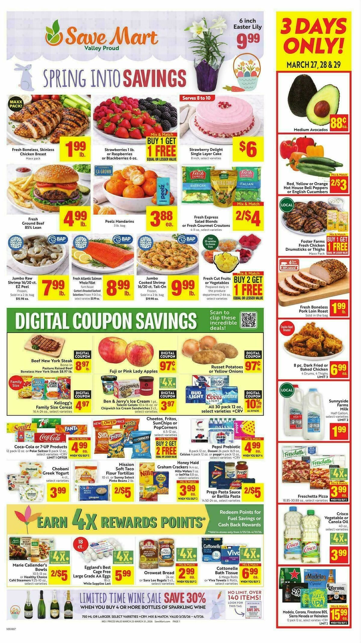 Save Mart Weekly Ad from March 25