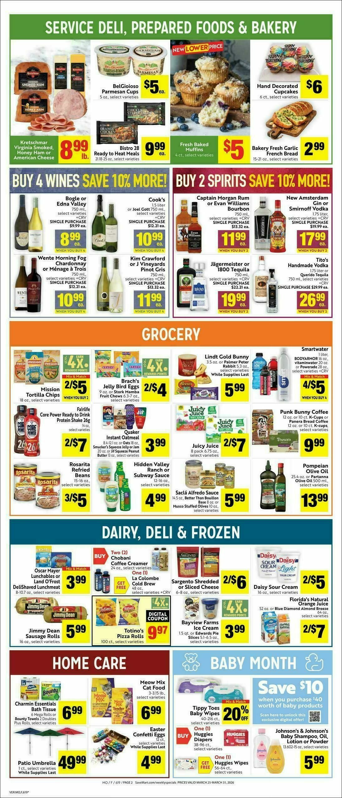 Save Mart Weekly Ad from March 25