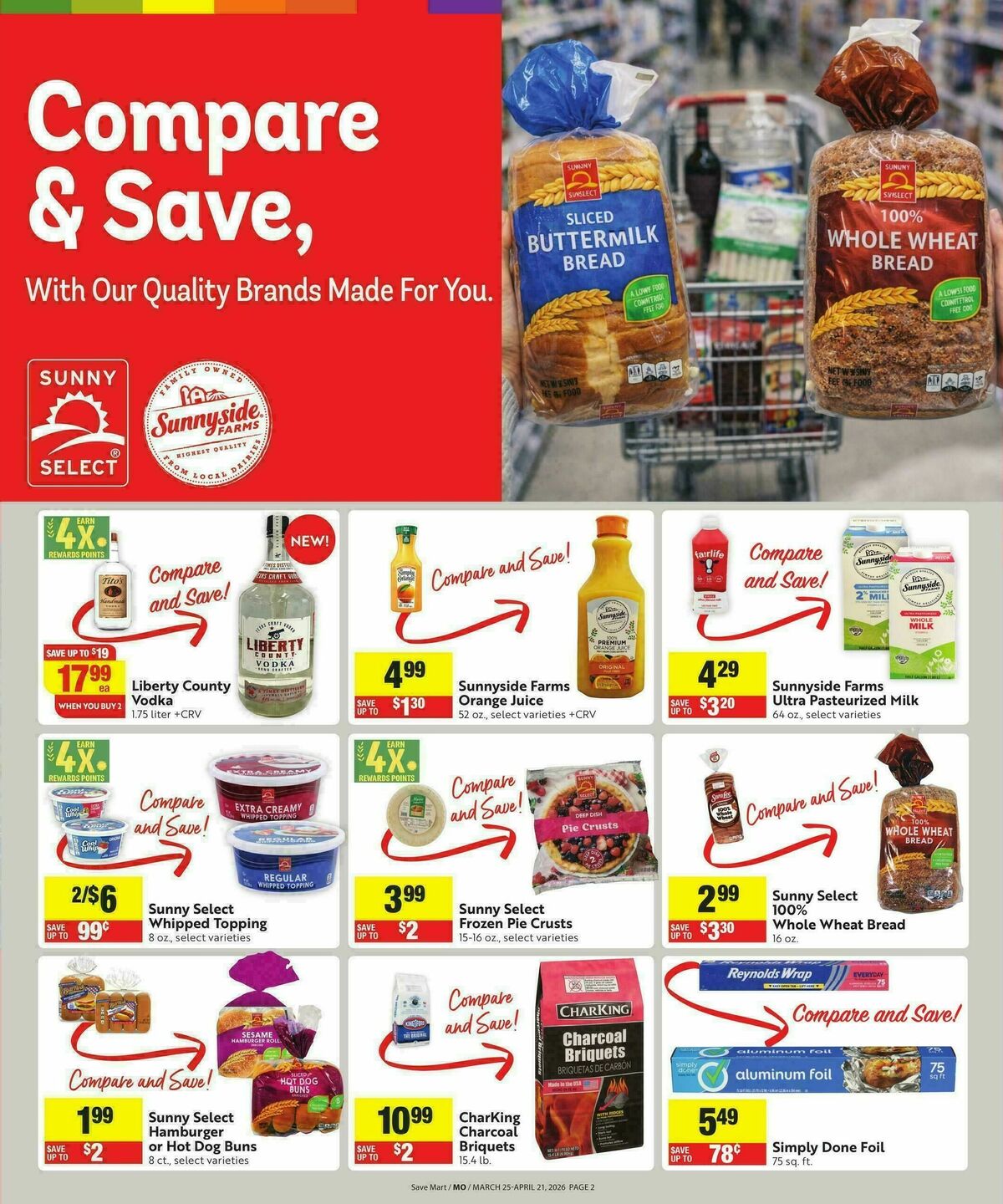 Save Mart Save Even More Weekly Ad from March 25