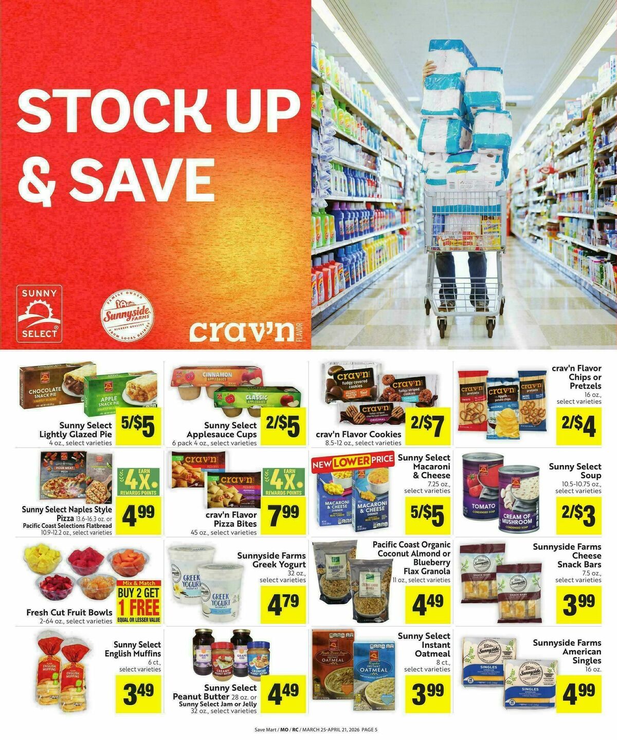 Save Mart Save Even More Weekly Ad from March 25