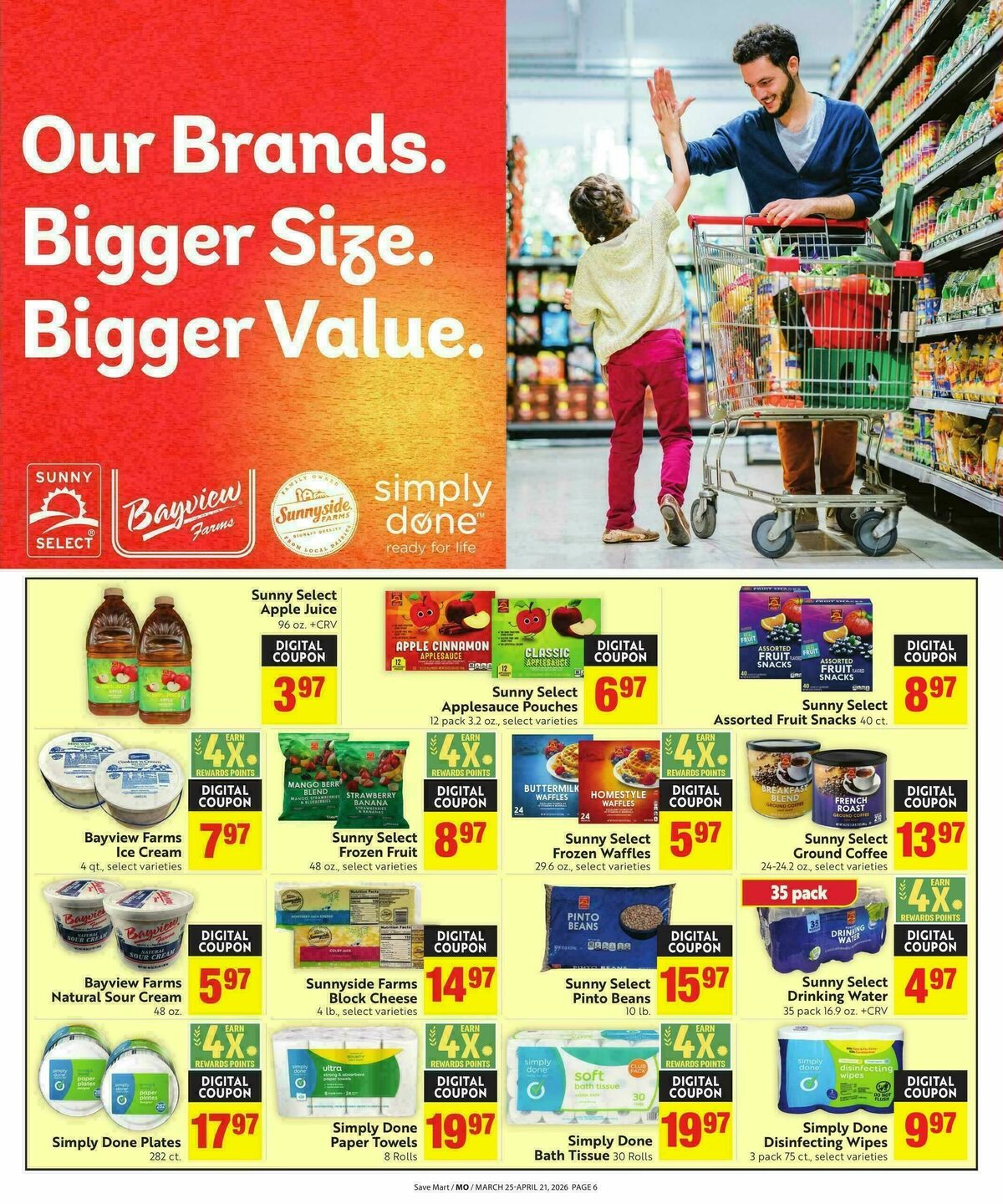 Save Mart Save Even More Weekly Ad from March 25