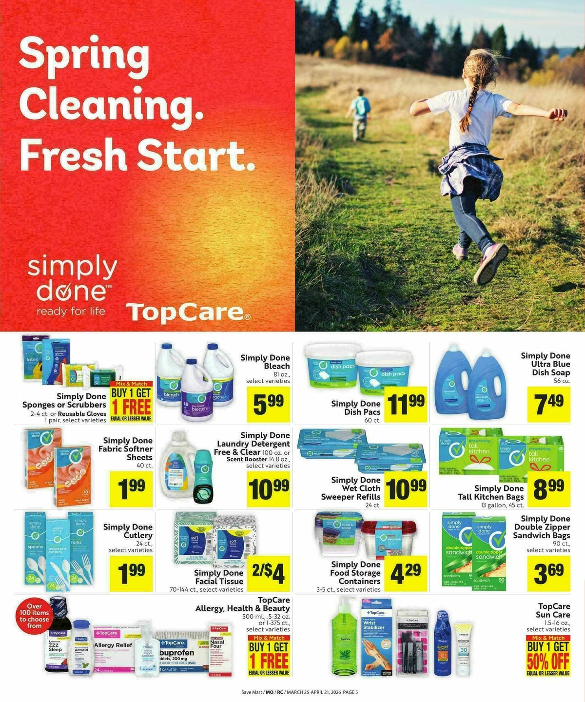 Save Mart Save Even More Weekly Ad from March 25