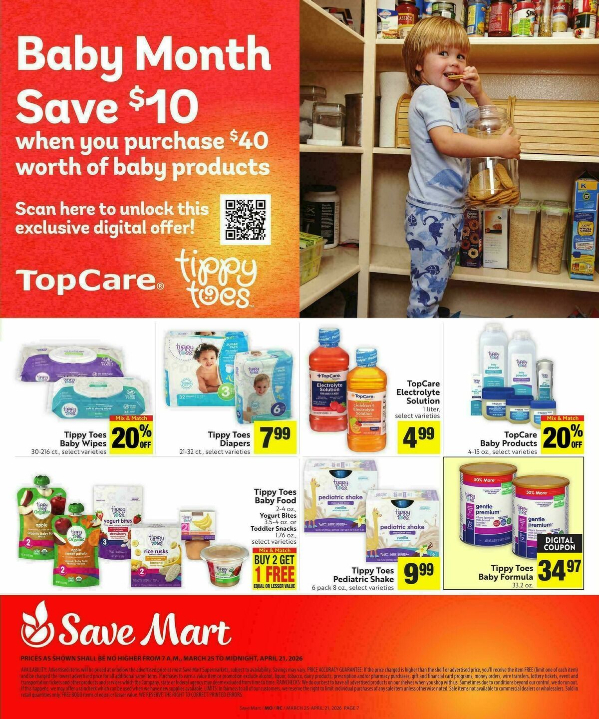Save Mart Save Even More Weekly Ad from March 25