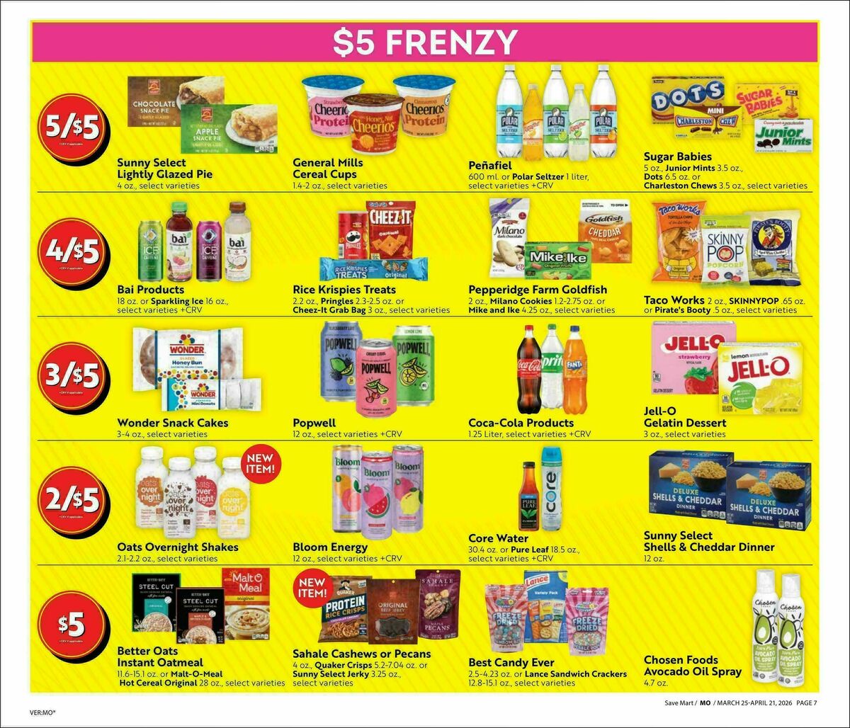 Save Mart Big Monthly Deals Weekly Ad from March 25