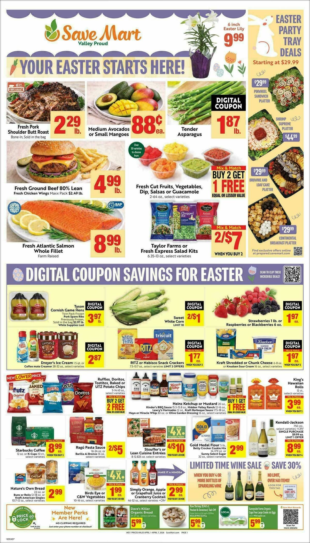 Save Mart Weekly Ad from April 1