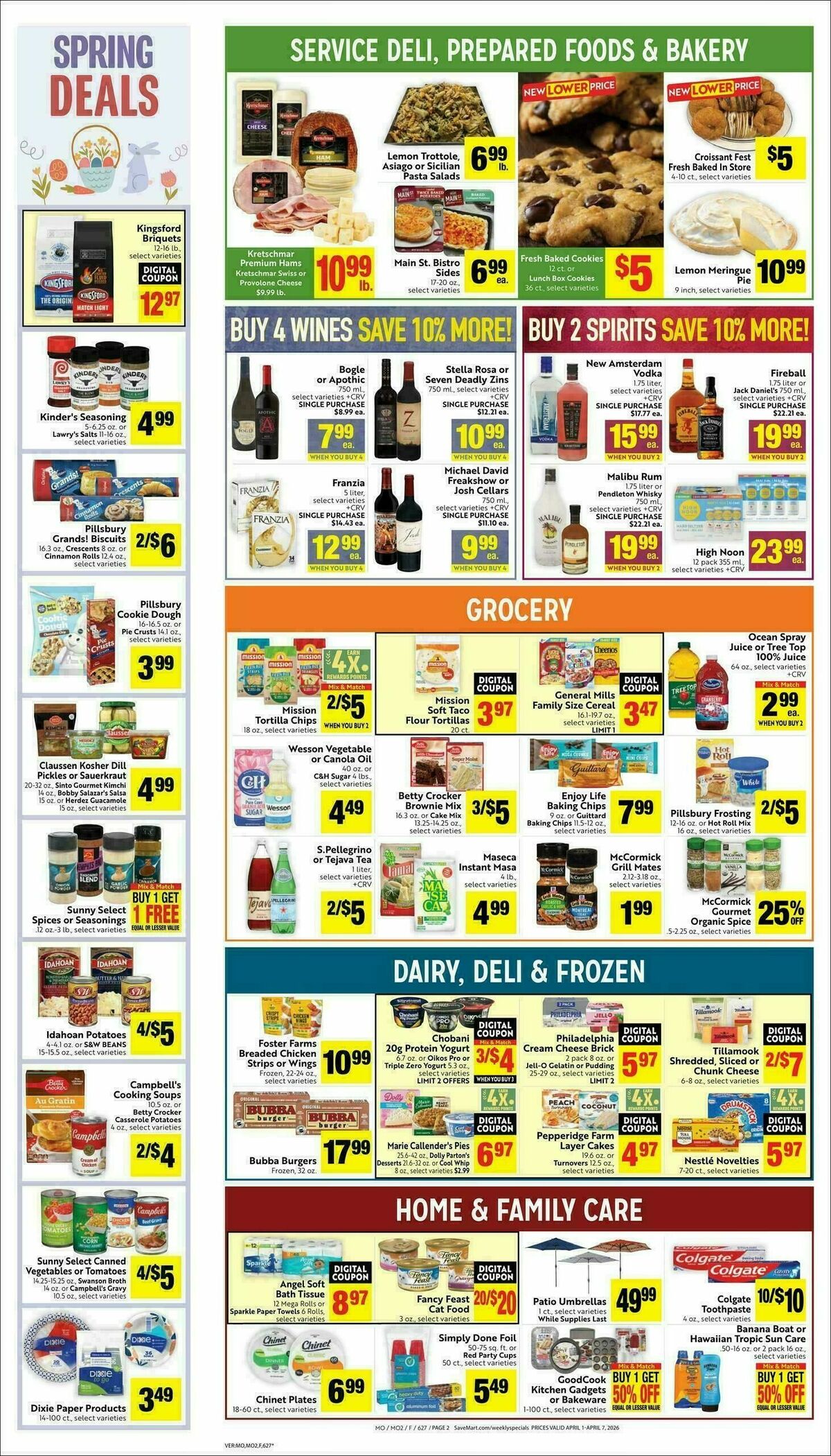 Save Mart Weekly Ad from April 1