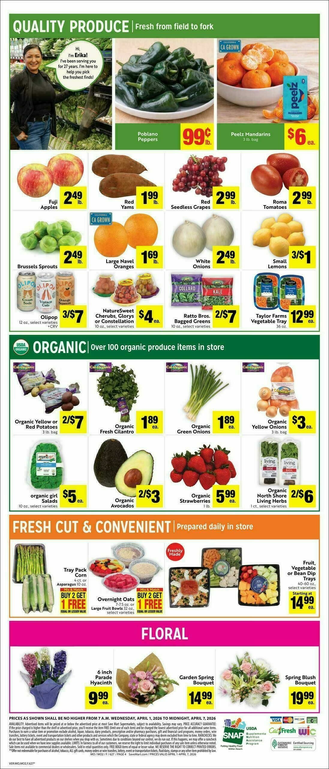 Save Mart Weekly Ad from April 1