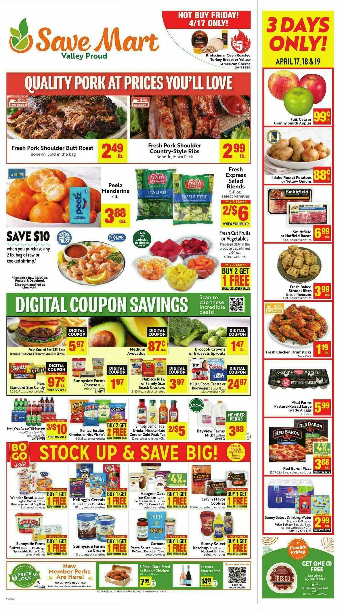 Save Mart Weekly Ad from April 15