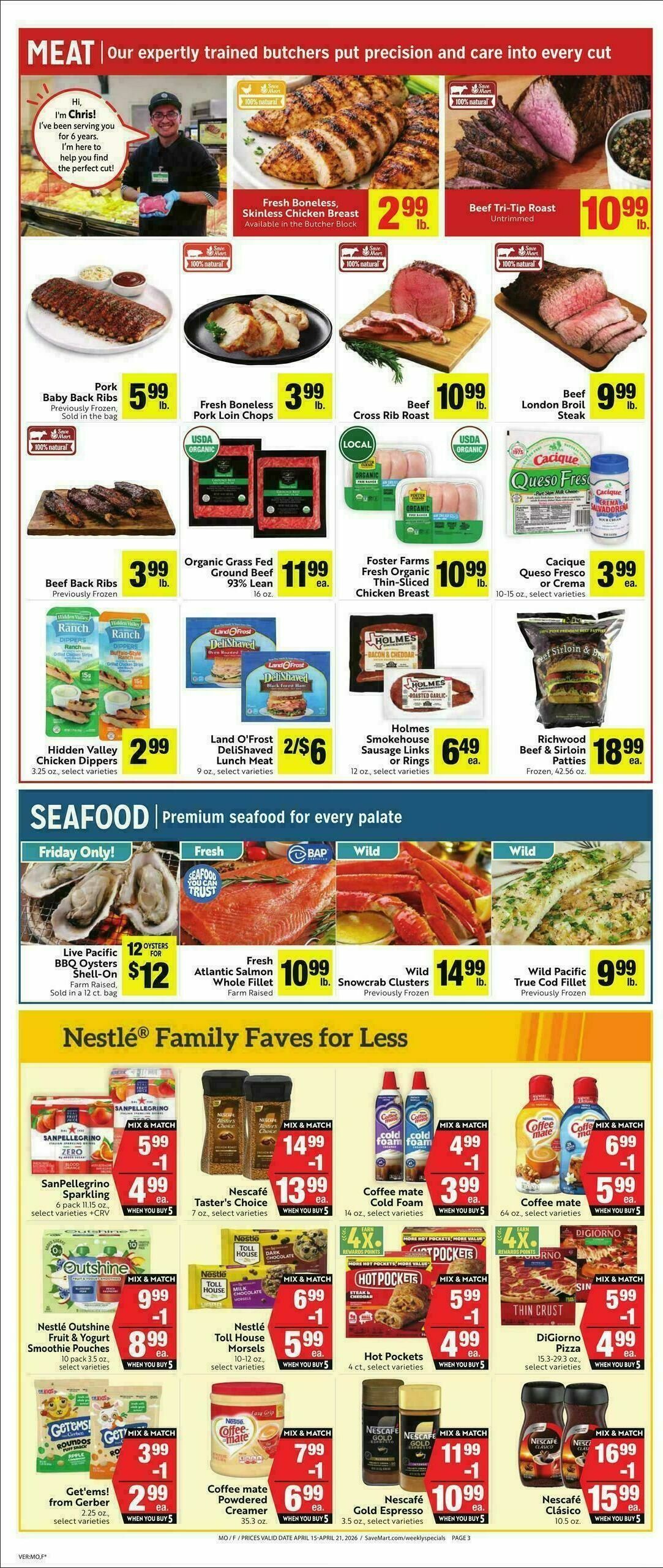 Save Mart Weekly Ad from April 15