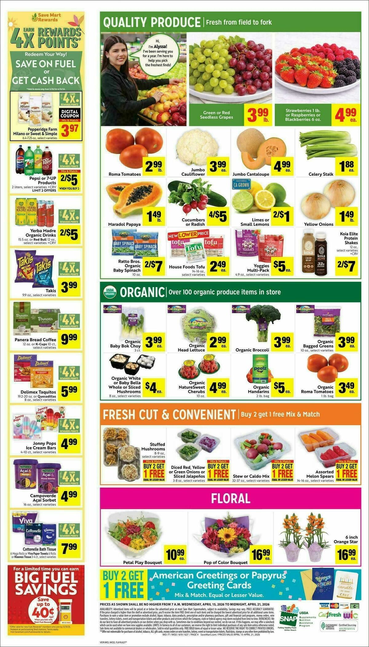 Save Mart Weekly Ad from April 15