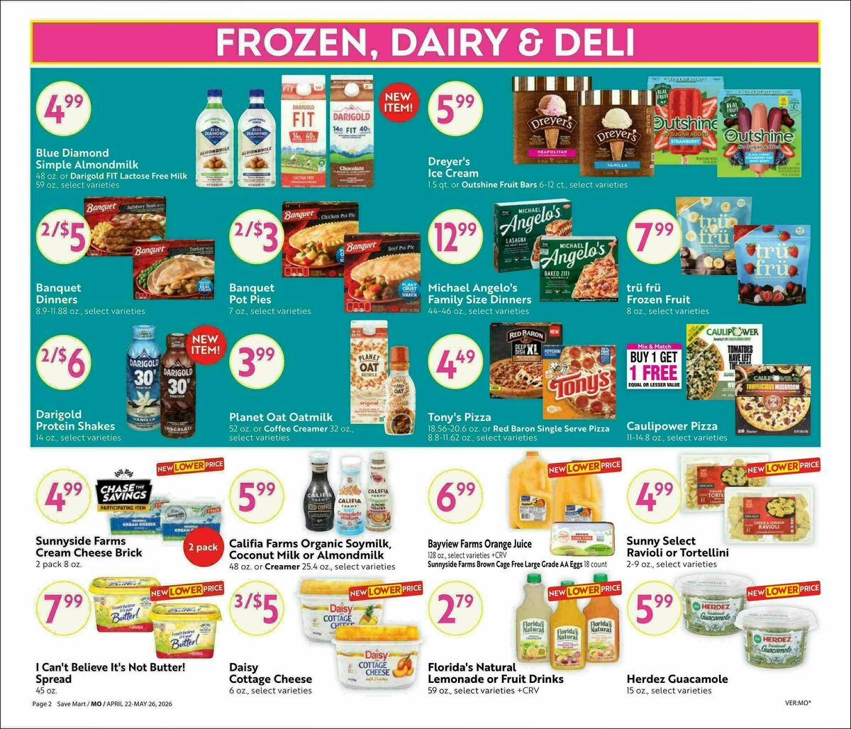 Save Mart Big Monthly Deals Weekly Ad from April 22
