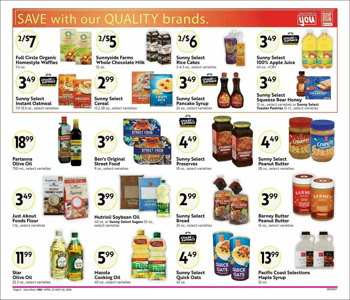 Save Mart Big Monthly Deals Weekly Ad from April 22